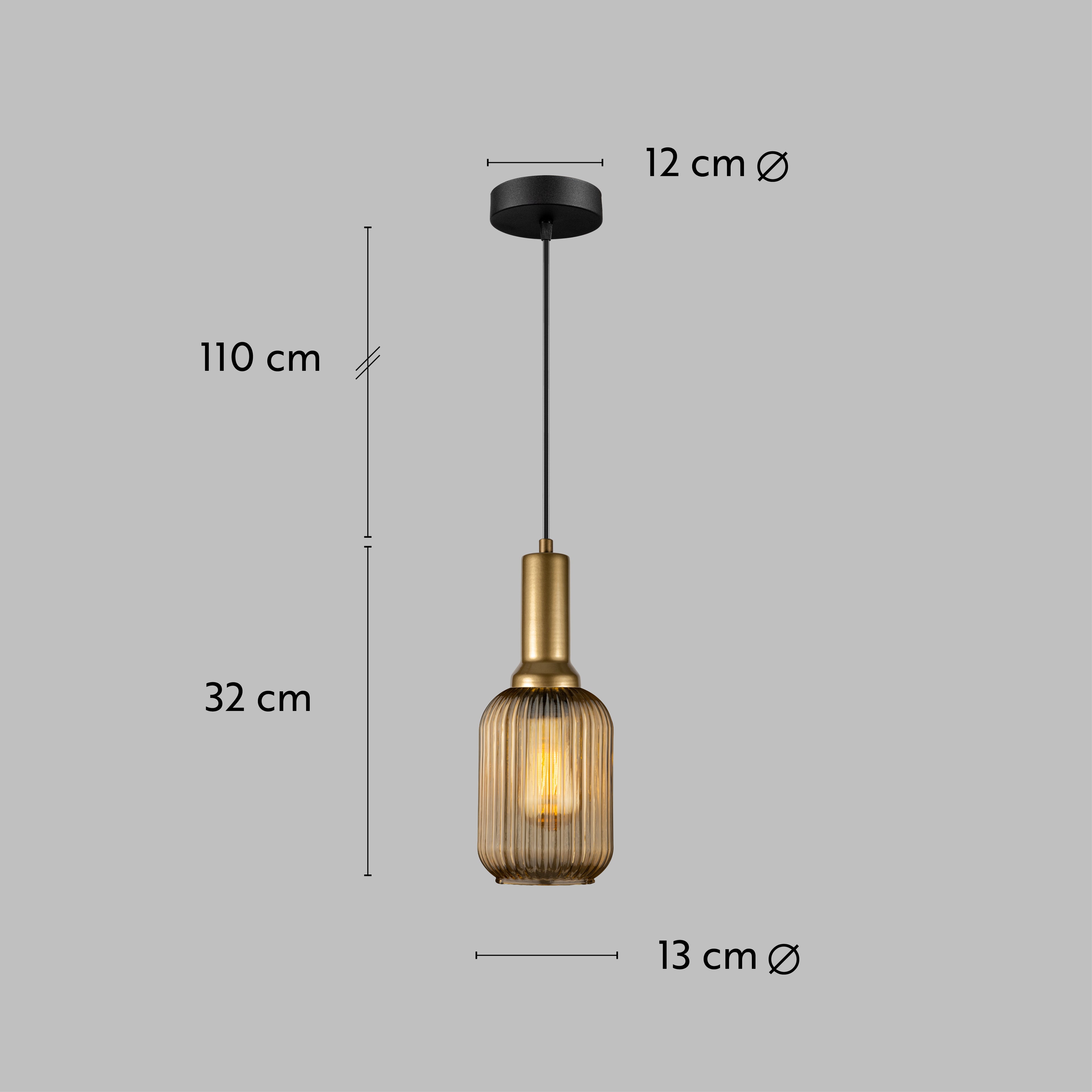 Clear Ribbed Modern Glass Pendant Lighting, Custom Glass Pendant Lighting, Multi Lighting for Stairwell Long Chandelier