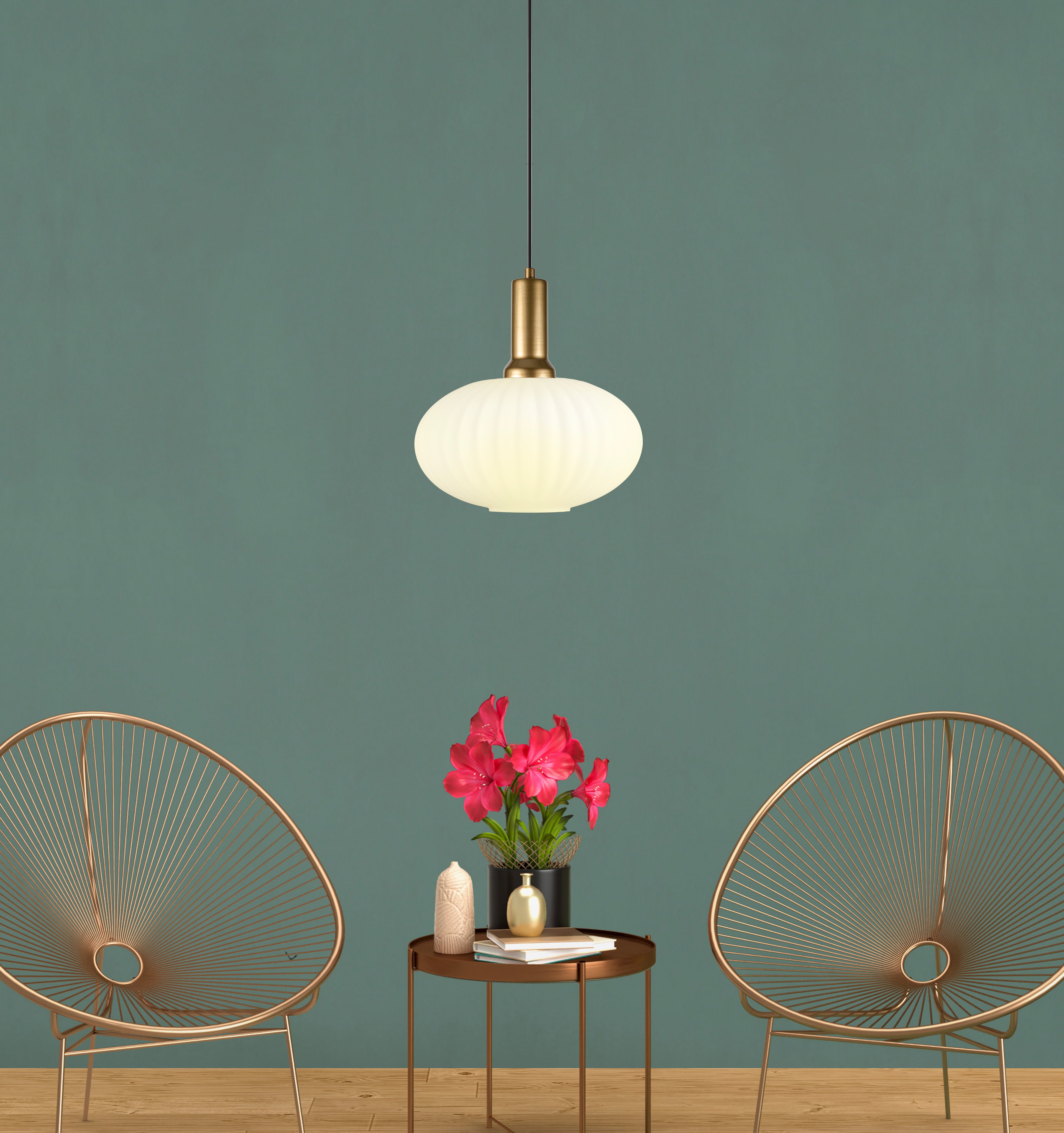 Amber Modern Glass Pendant Light, Custom Ribbed Glass Pendant Lighting, Multi Lighting for Stairwell Long Chandelier, Elegant Light Fixture