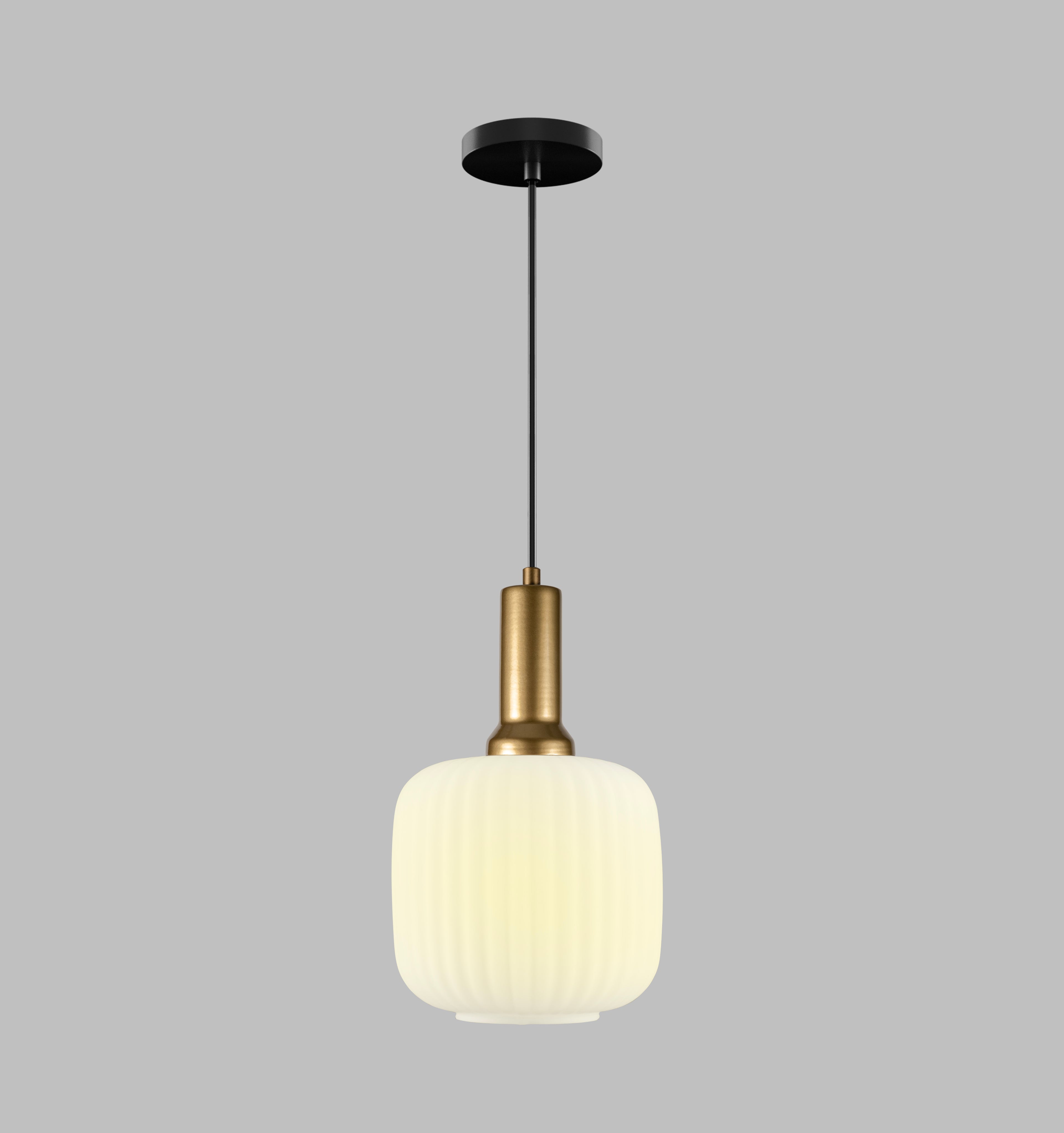 Amber Ribbed Glass Modern Pendant lighting, Custom Glass Pendant Lighting, Multi Lighting for Stairwell Long Chandelier, Minimalist Pendant