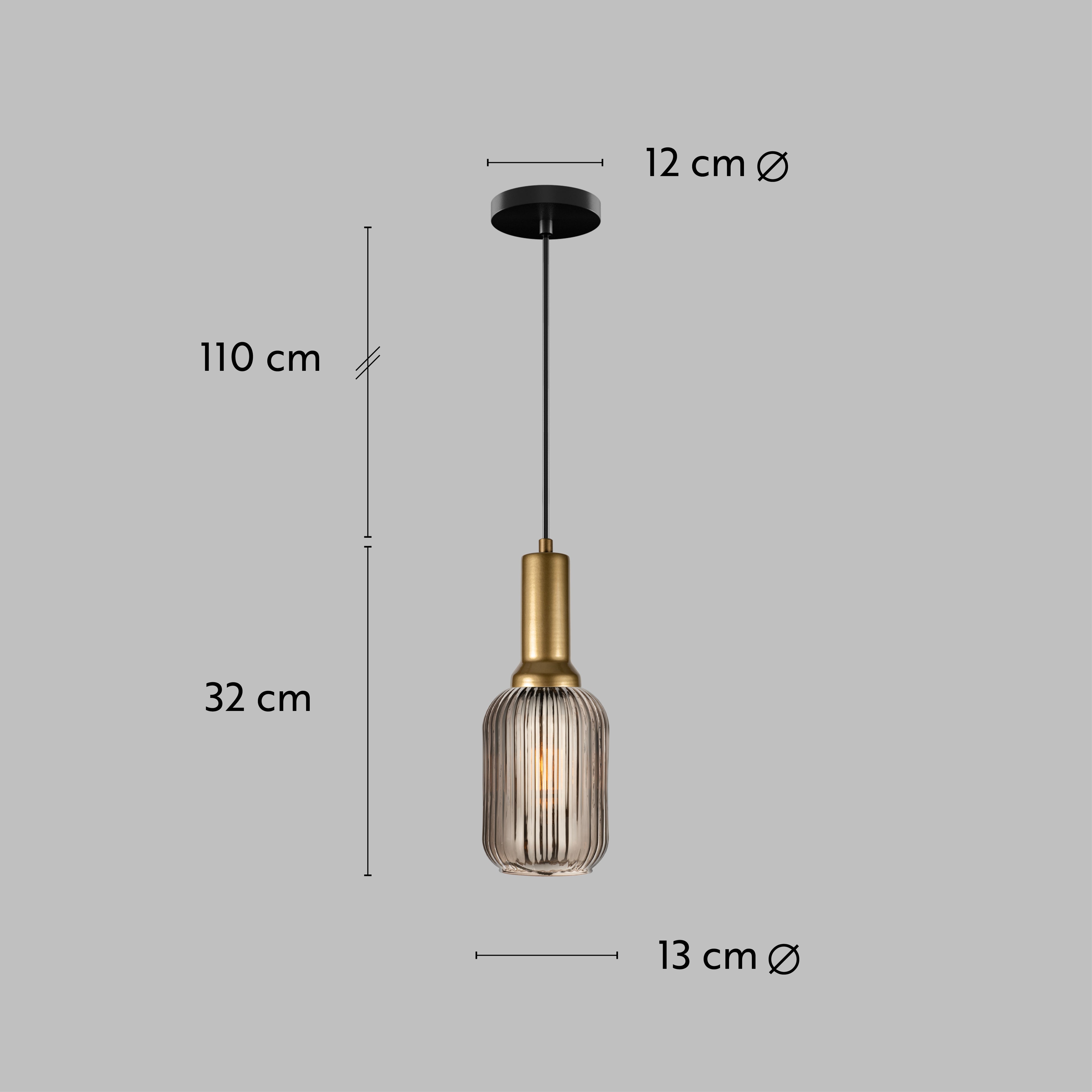 Clear Ribbed Modern Glass Pendant Lighting, Custom Glass Pendant Lighting, Multi Lighting for Stairwell Long Chandelier