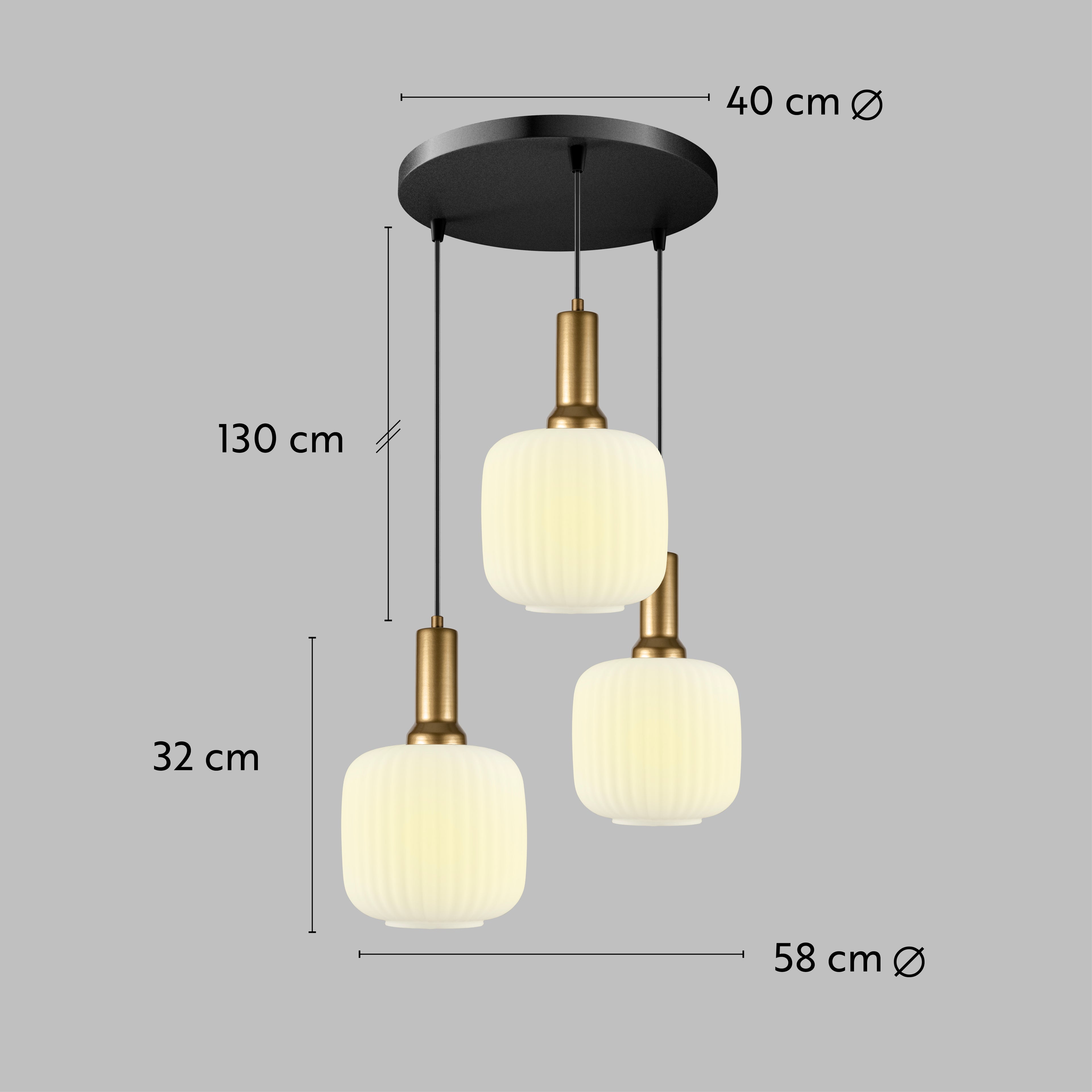 Amber Ribbed Glass Modern Pendant lighting, Custom Ribbed Glass Pendant Lighting, Multi Lighting for Stairwell Long Chandelier