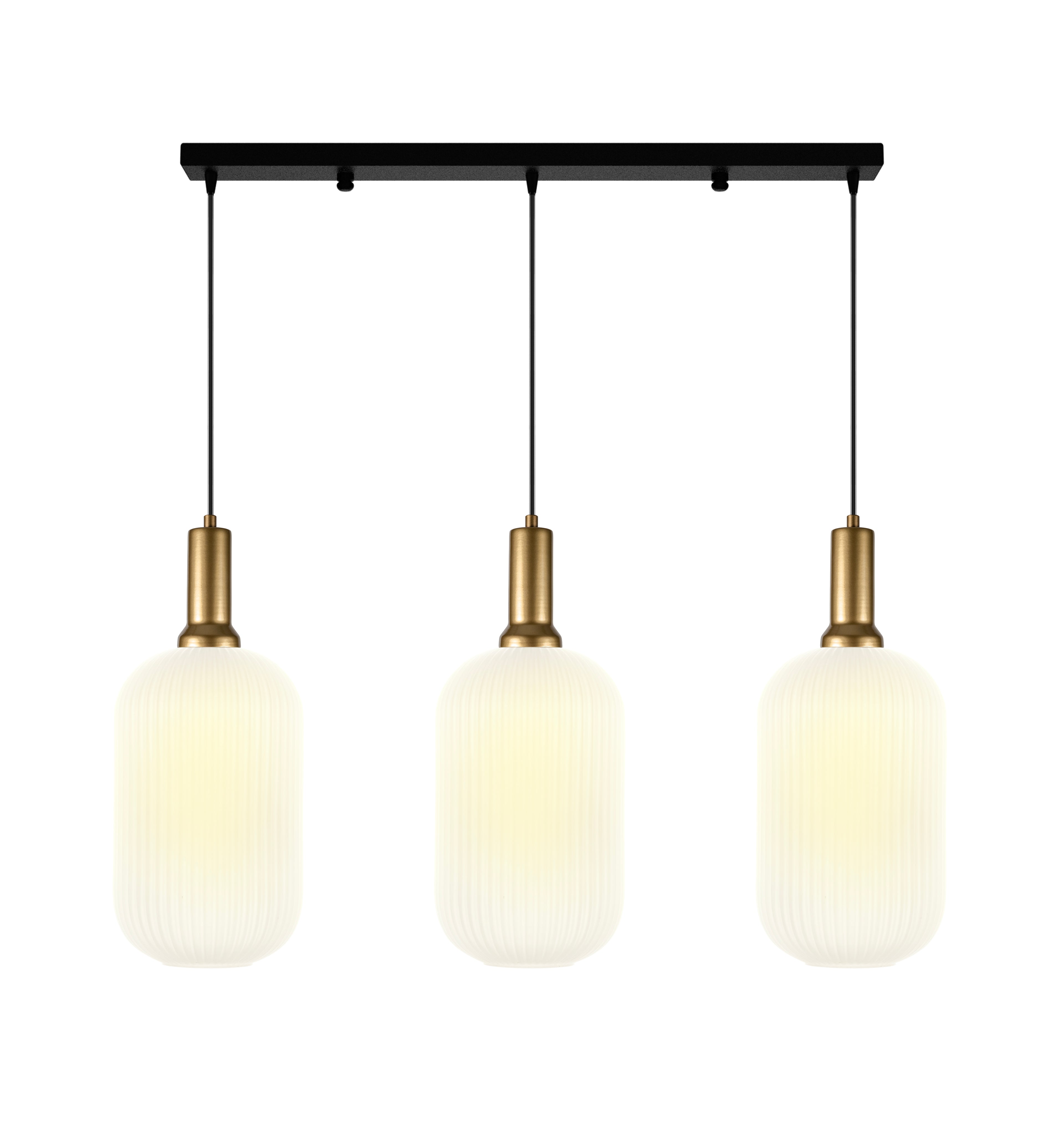 Custom Linear Pendant Lighting with Smoke Glass, Adjustable Cable Lengths and Canopy Sizes for Interior Design Projects