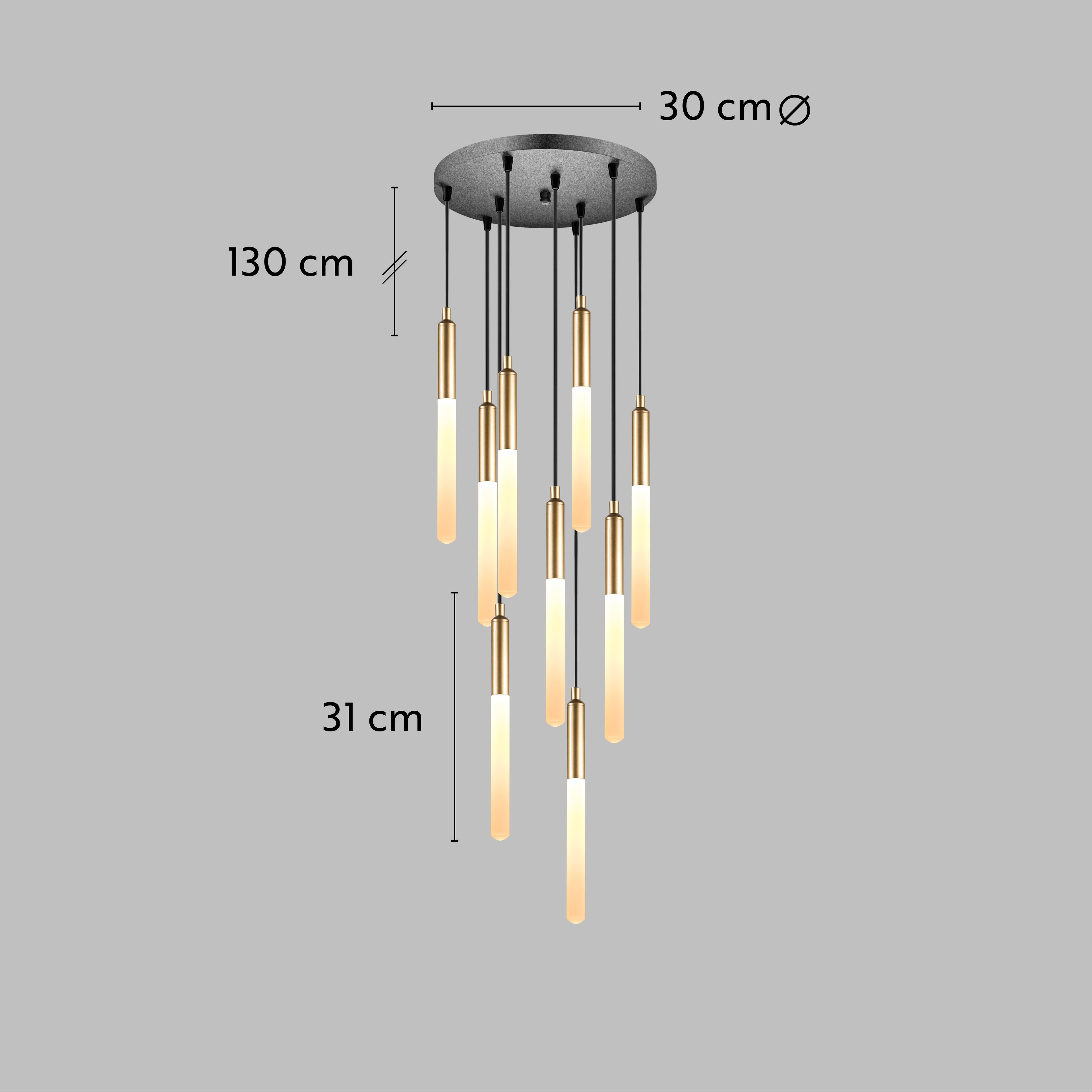 Linear LED Balck Tube Modern Multi Pendant Light for Kitchen Island, Dining Table Chandelier, Slim Tube Pendant Light, Custom made Pendant Light