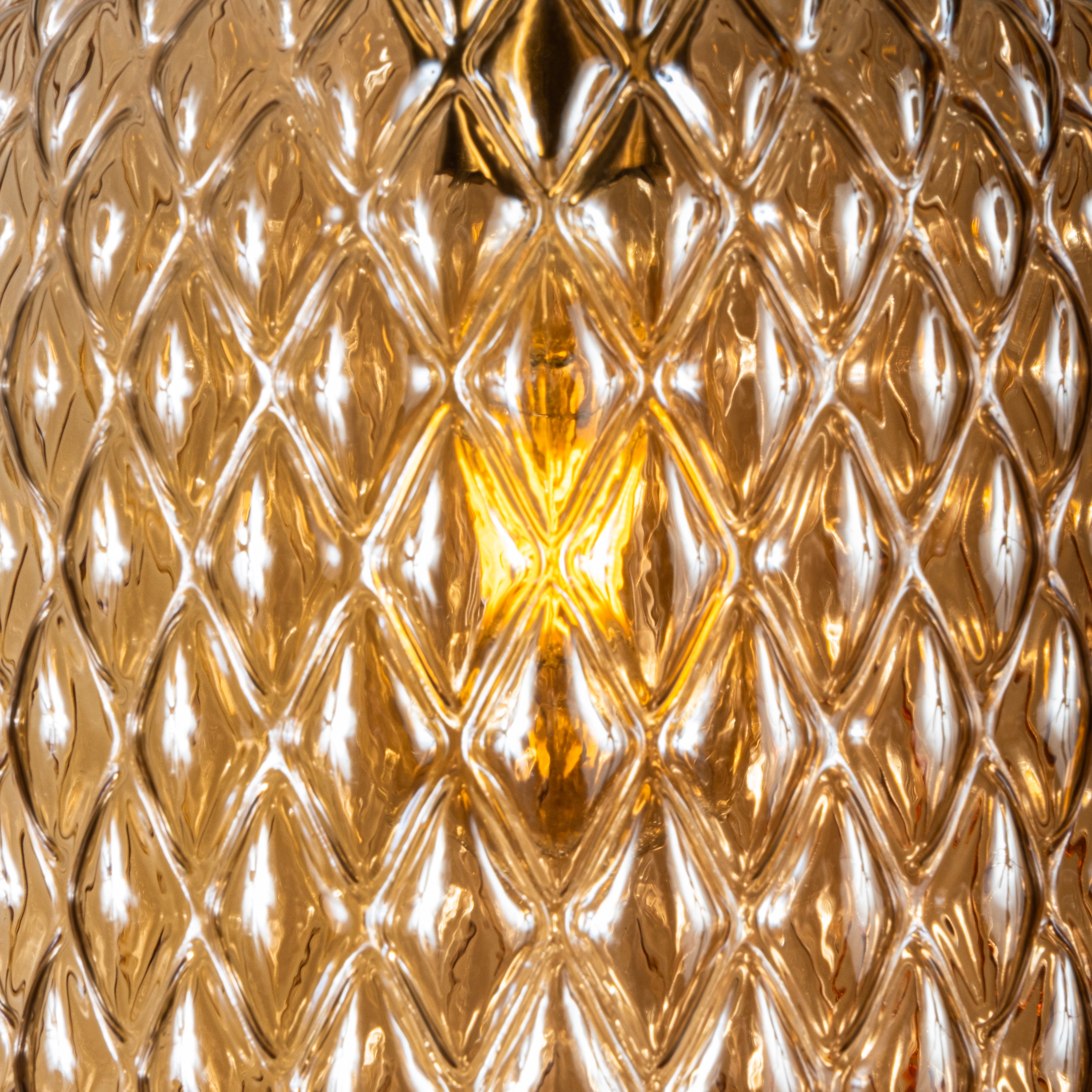 Custom Amber Glass Multi Pendant Light, Oval Lampshade Amber Textured Glass, Stairwell Pendant Lighting,  Custom Chandelier for Staircase