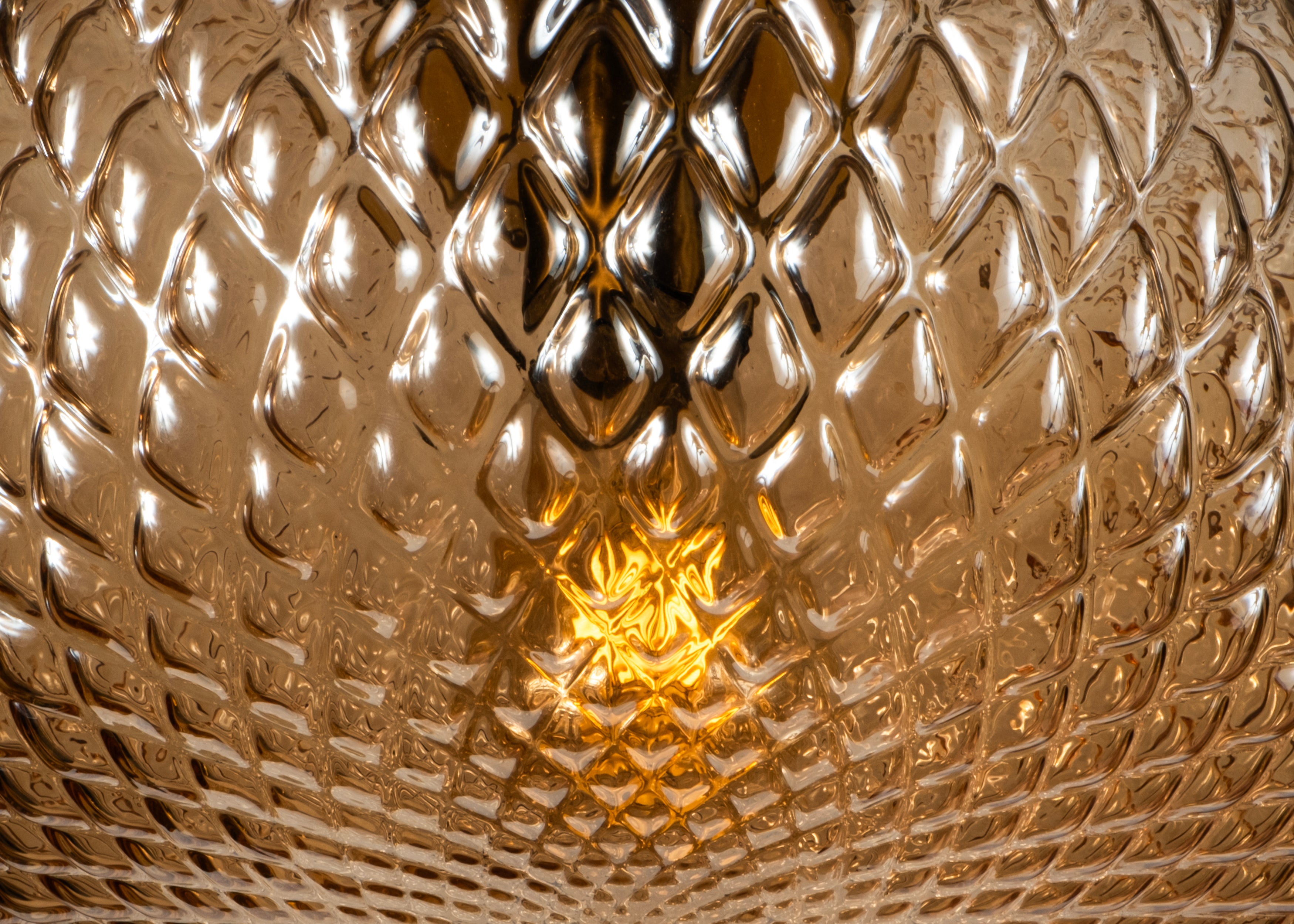 Custom Amber Glass Multi Pendant Light, Oval Lampshade Amber Textured Glass, Stairwell Pendant Lighting,  Custom Chandelier for Staircase