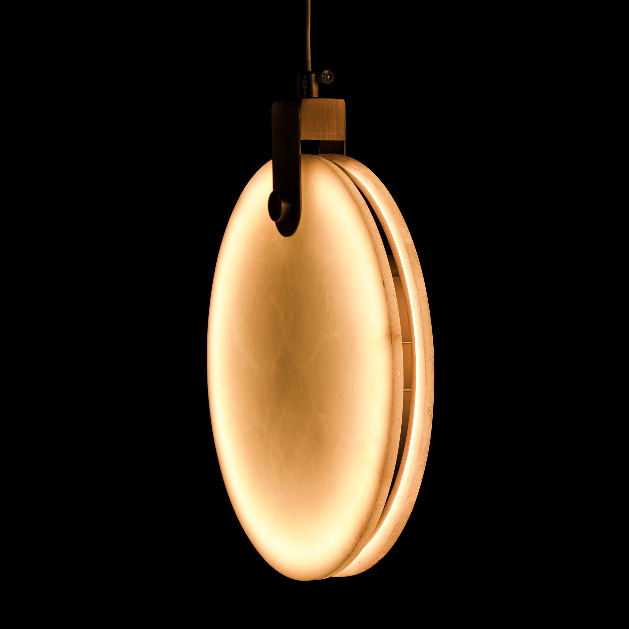 Round Canopy Marble Disc Pendant Light, Natural Alabaster Dining Table Lighting, Staircase Multi Chandelier, Organic Modern, Nordic Style, Custom Detail