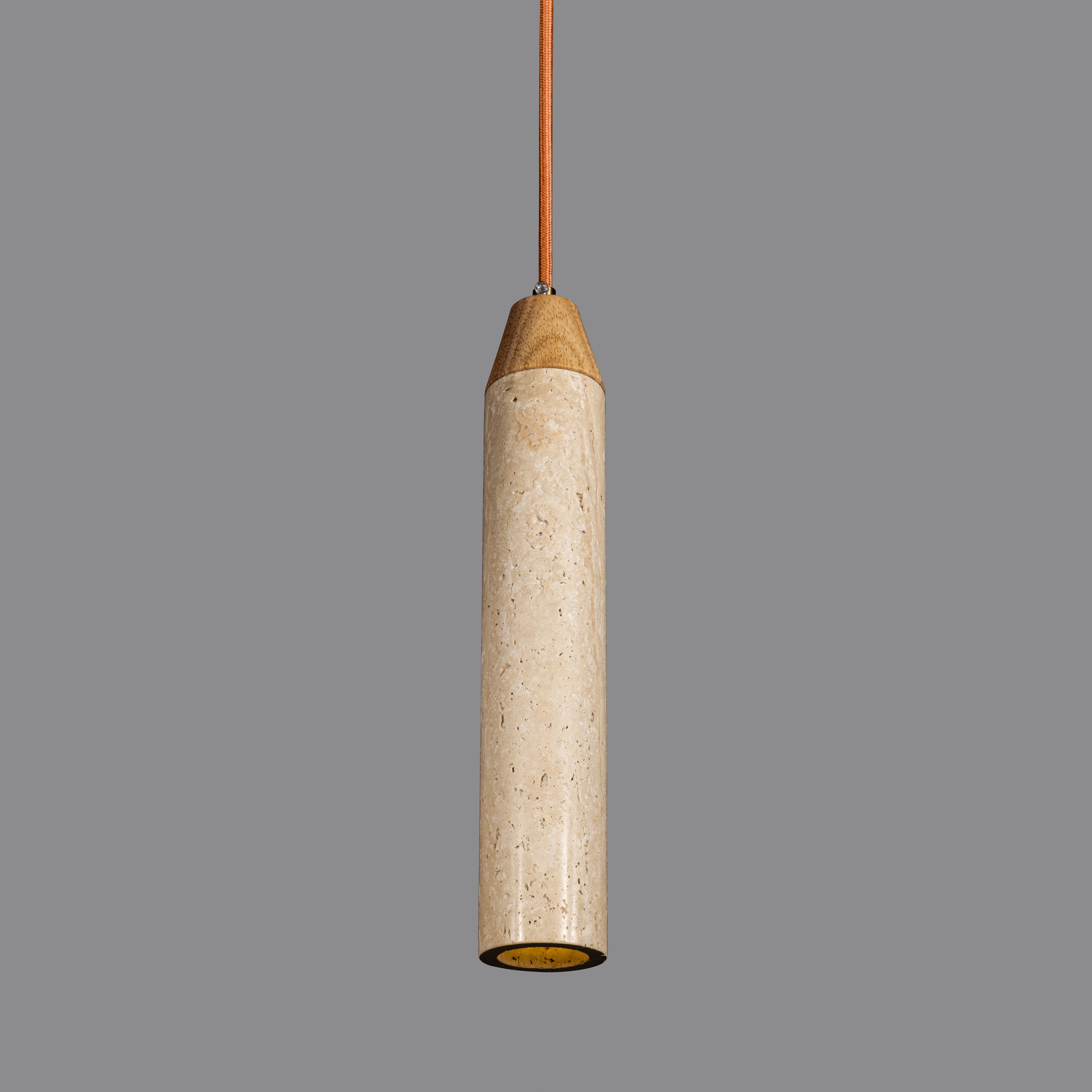 Custom Made Natural Marble Multi Light Pendant, Stone Pendant, Wabi Sabi, Nordic Style Home Decor, Cylinder, Cone, Rectangular, Wood Details