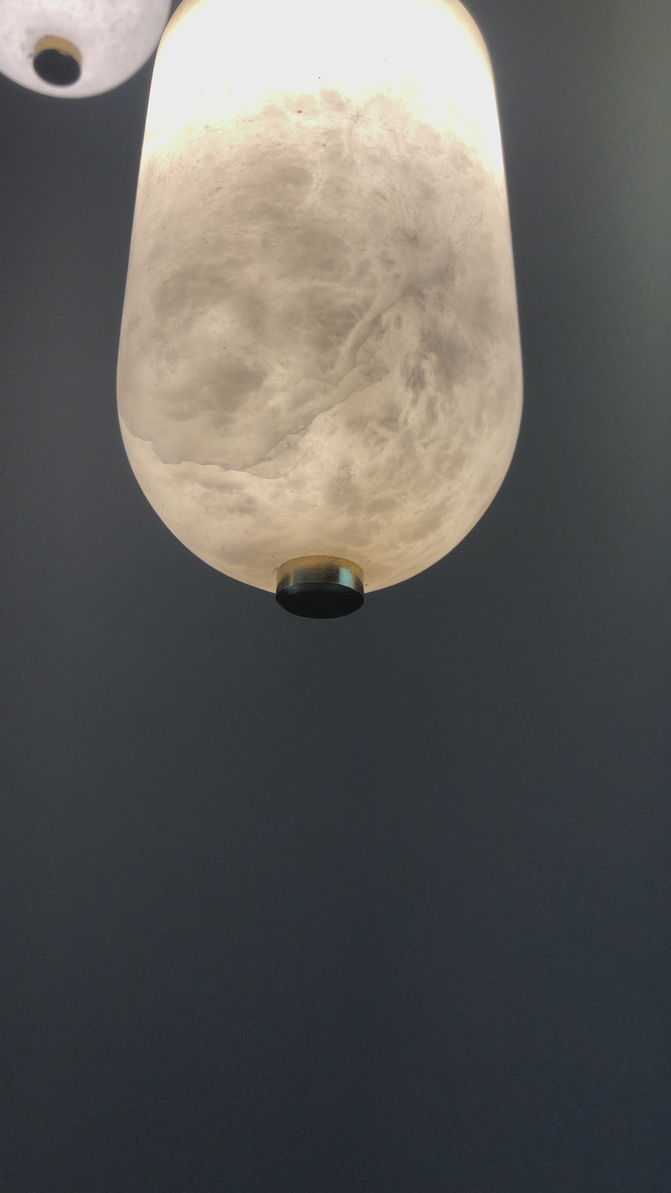 Luxurious Marble Pendant Light for Grand Foyer - Entryway - Stylish Stairwell Lighting, Modern Marble Pendant Light, Foyer & Entry Lighting