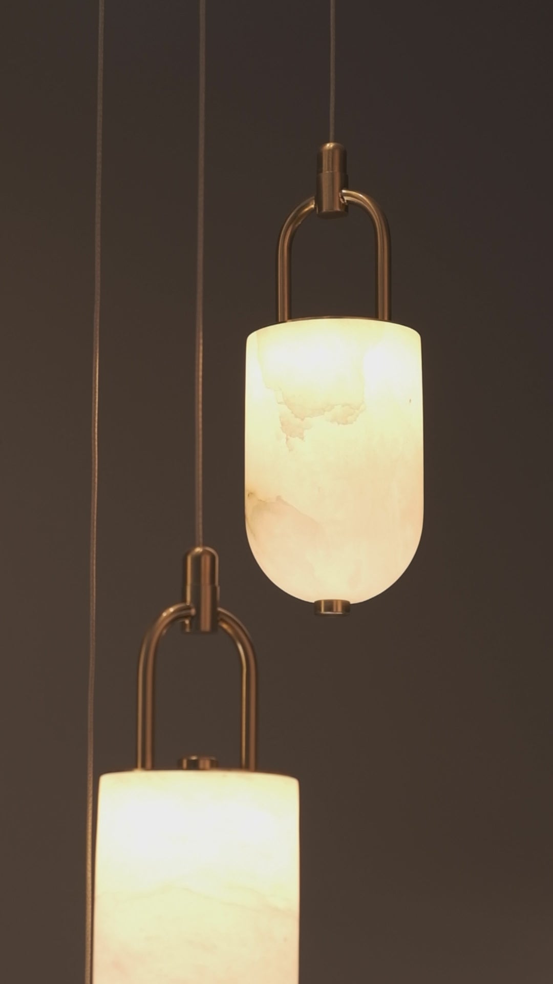 Luxurious Marble Pendant Light for Grand Foyer - Entryway - Stylish Stairwell Lighting, Modern Marble Pendant Light, Foyer & Entry Lighting