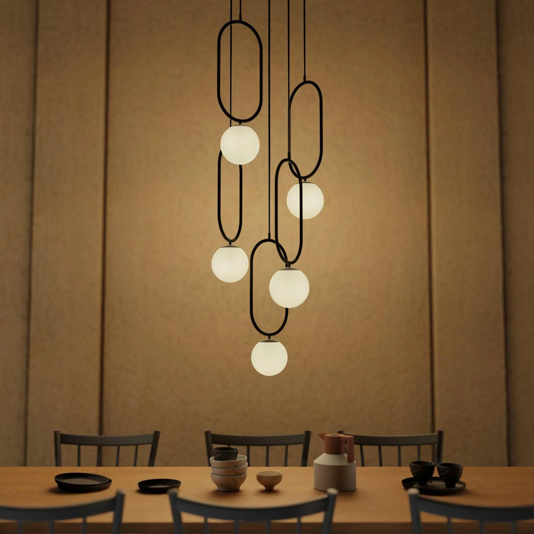 The Art of Geometric Illumination: Balance, Rhythm, and Atmosphere