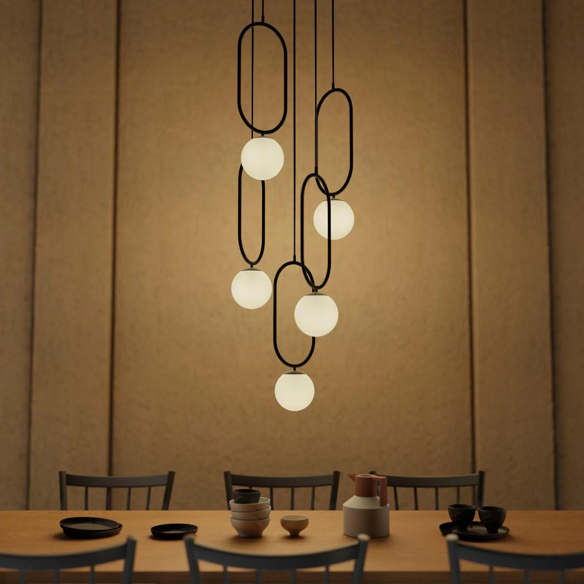The Art of Geometric Illumination: Balance, Rhythm, and Atmosphere