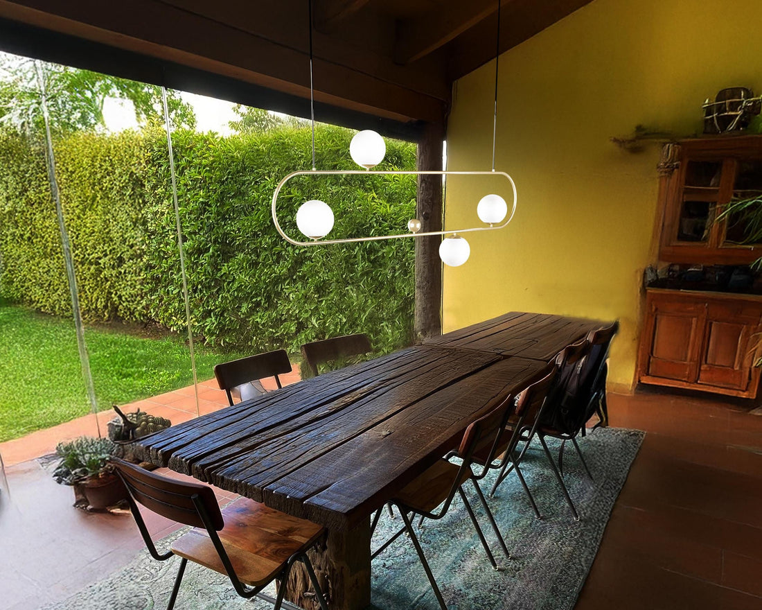 Statement Geometry: How the Ellipse Linear Pendant Redefines Kitchen & Dining Spaces