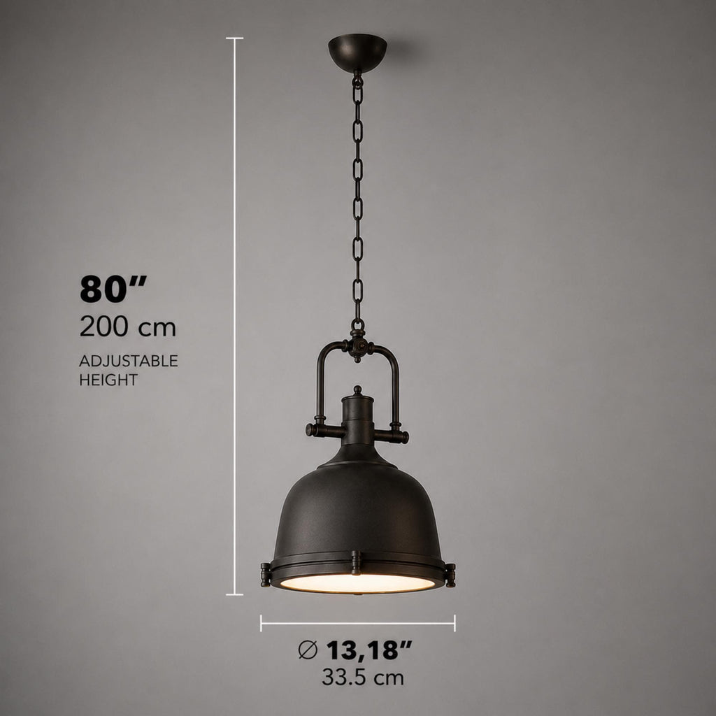 Industrial Bell Pendant Light