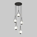 Minimalist Multi Drop Glass Globe Pendant Light