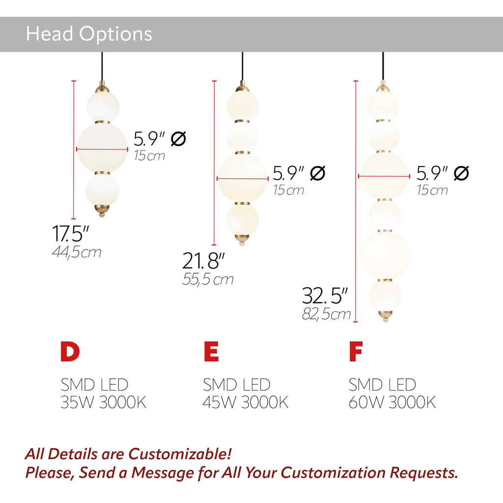 Handmade Opal Glass Chandelier – Modern Layered Pendant Light