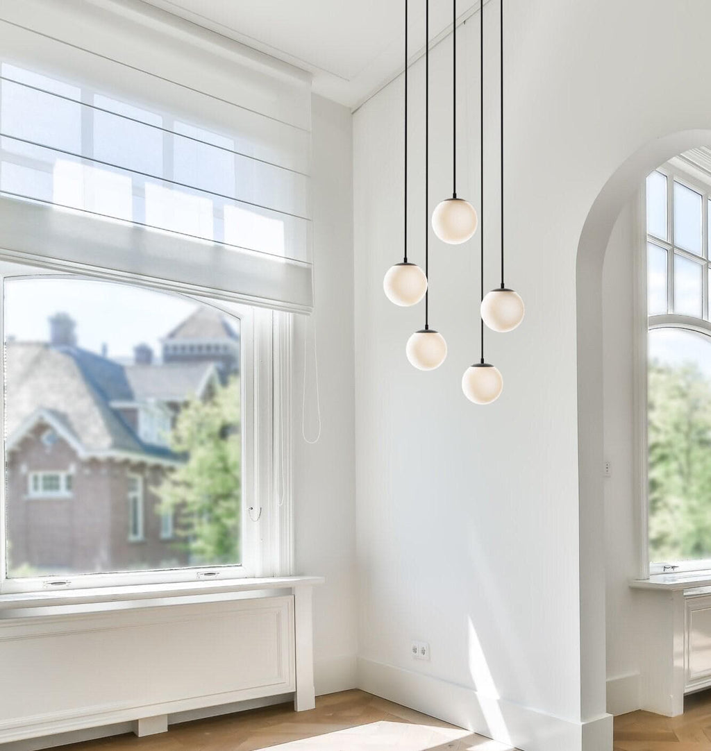 Custom Multi Drop Staircase Chandelier