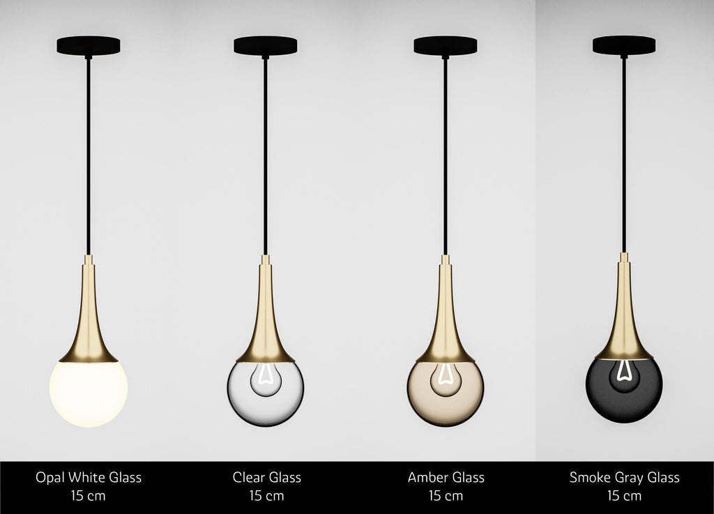 Custom Multi-Pendant Light: Glass Stairwell Chandelier