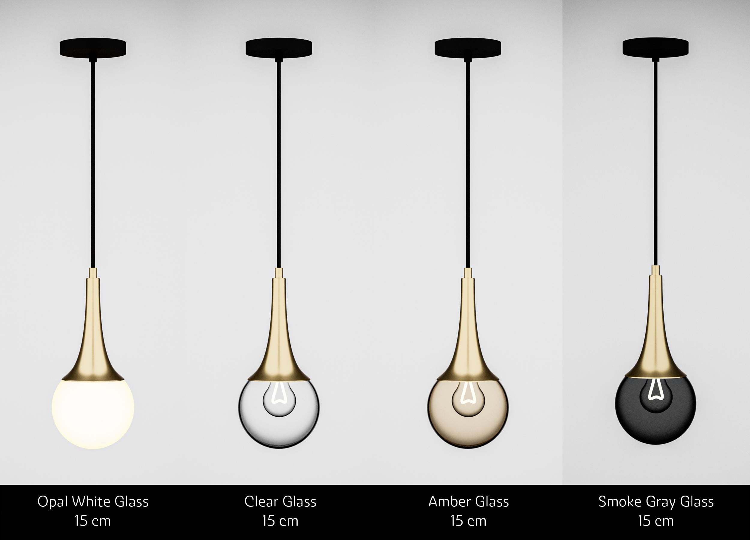 Custom Multi-Pendant Light: Glass Stairwell Chandelier