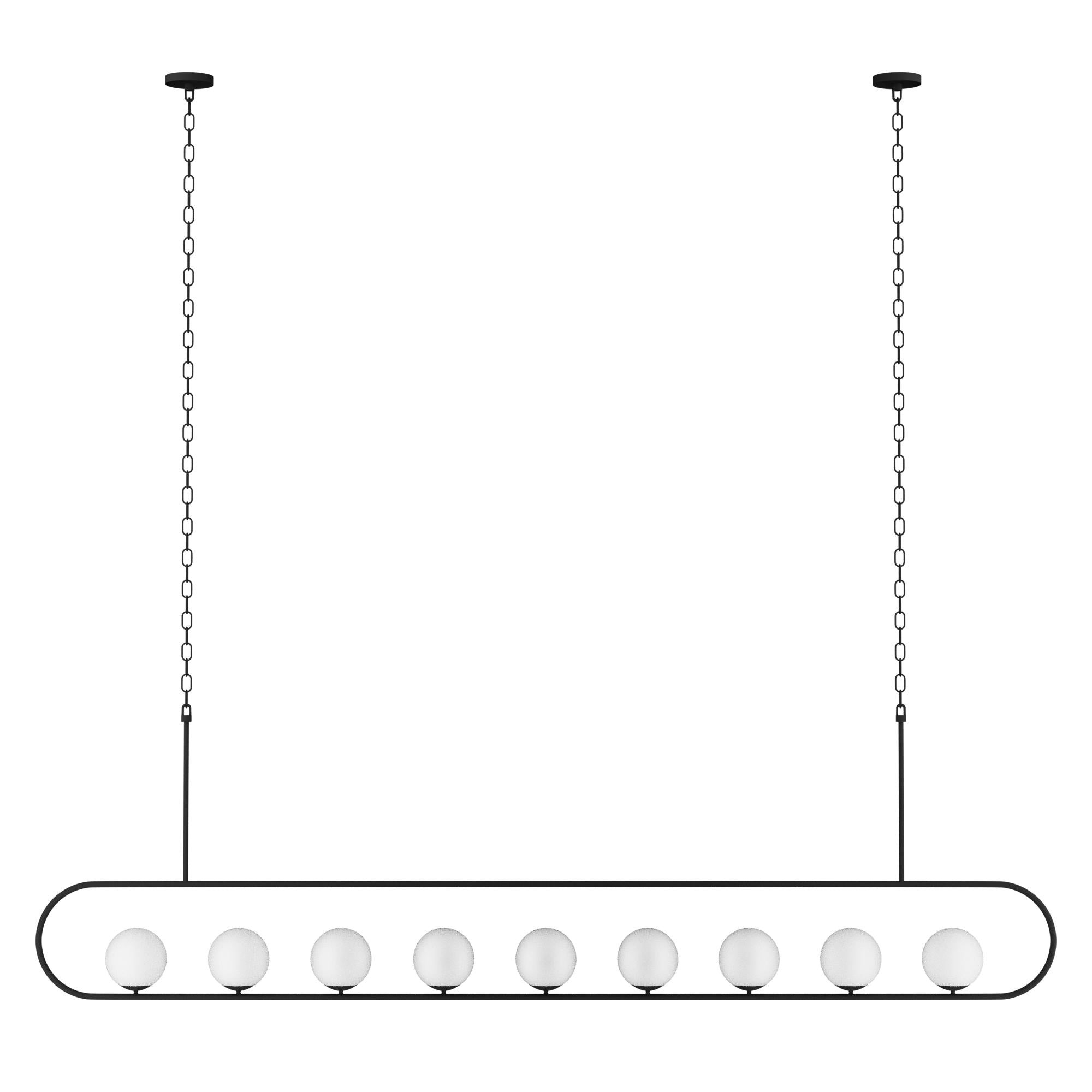 XL Modern Linear Chandelier: Custom Kitchen Island Lighting