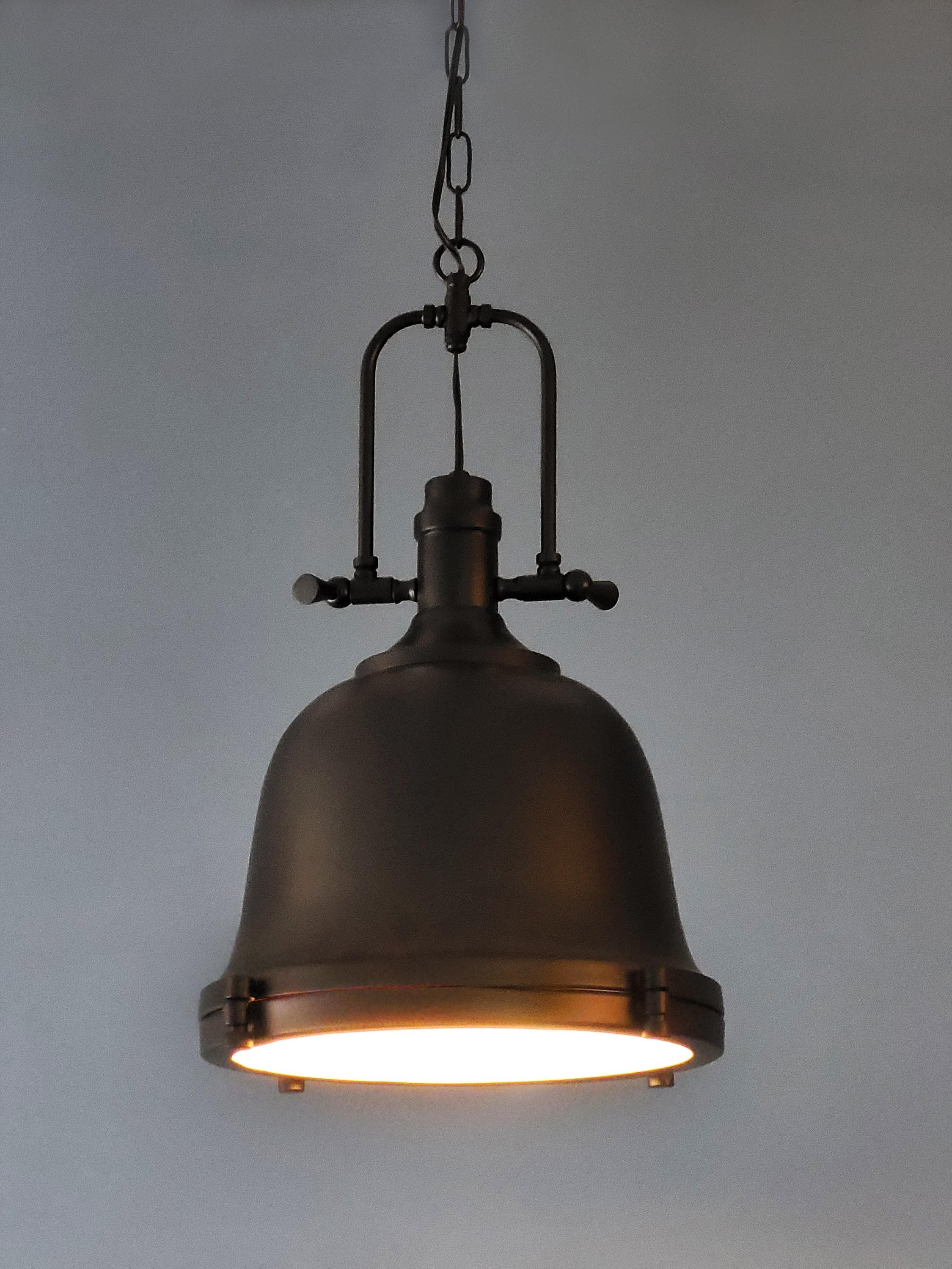 Industrial Bell Pendant Light