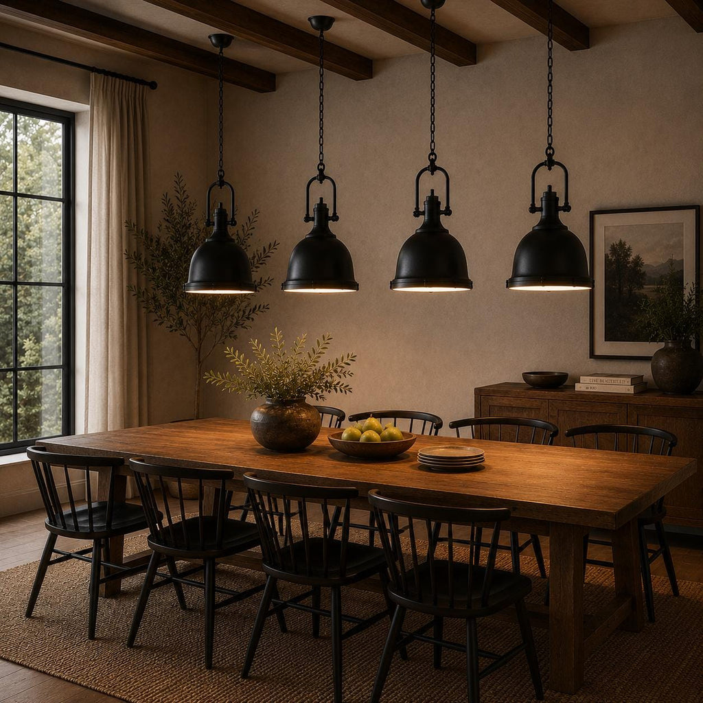 Industrial Bell Pendant Light