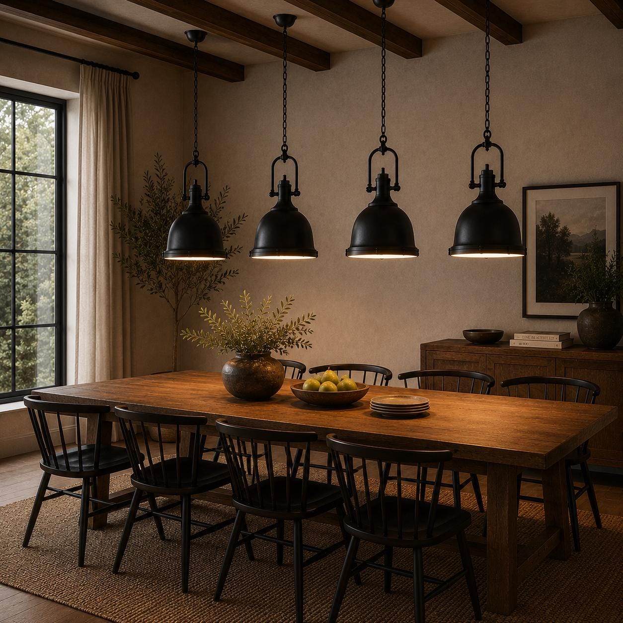 Industrial Bell Pendant Light