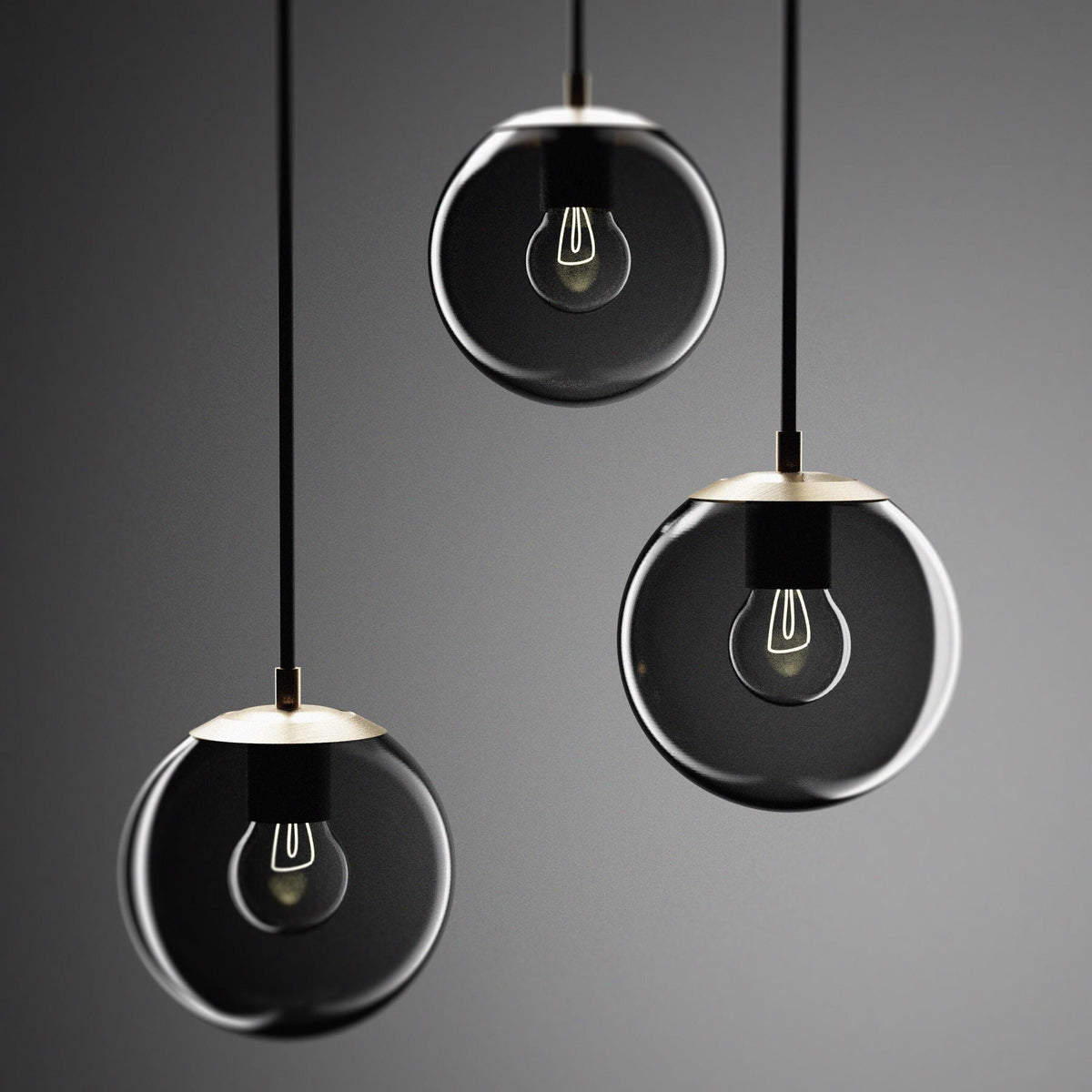 Custom Multi Drop Staircase Chandelier