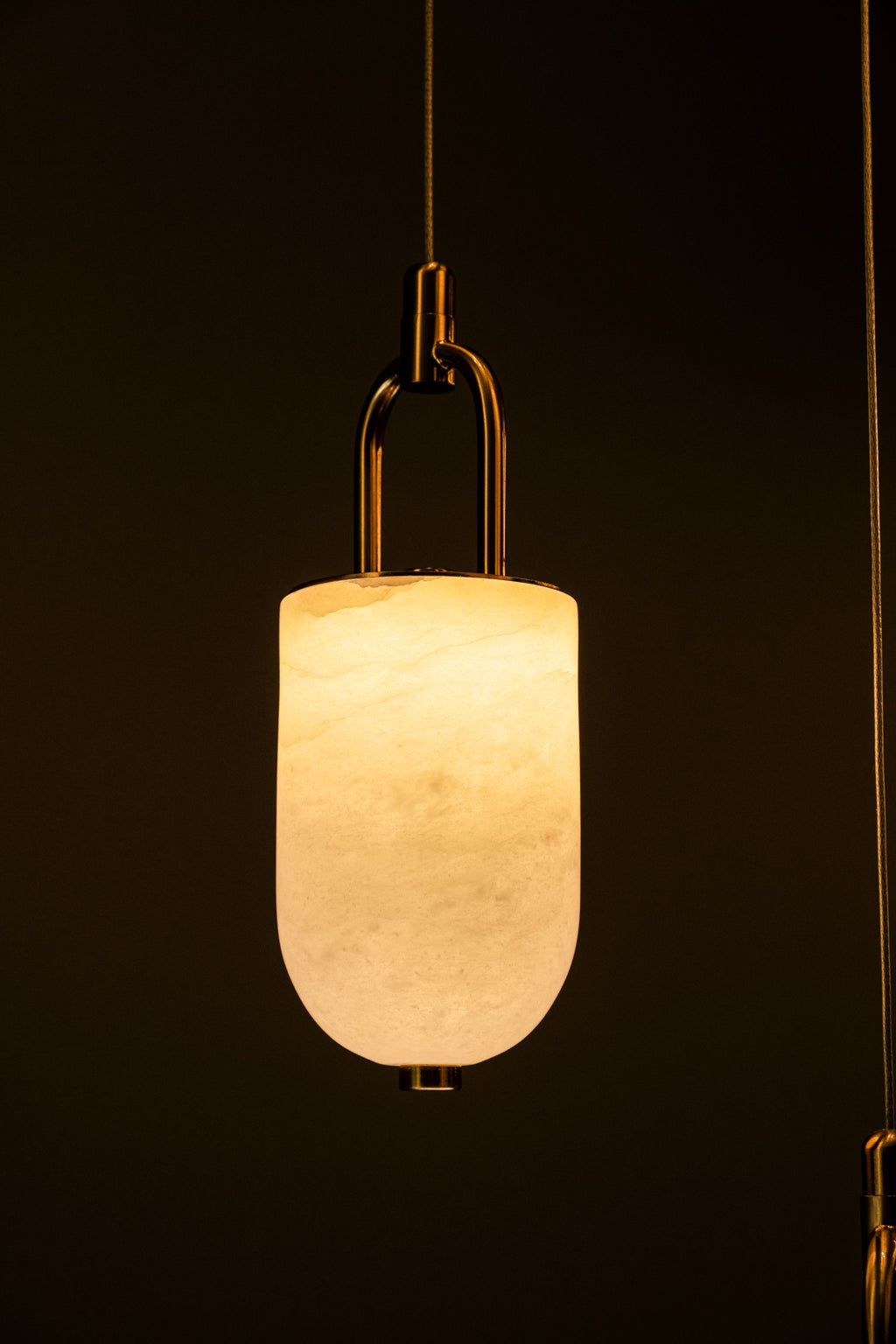 Luxurious Marble Pendant Light for Grand Foyer - Entryway - Stylish Stairwell Lighting, Modern Marble Pendant Light, Foyer & Entry Lighting