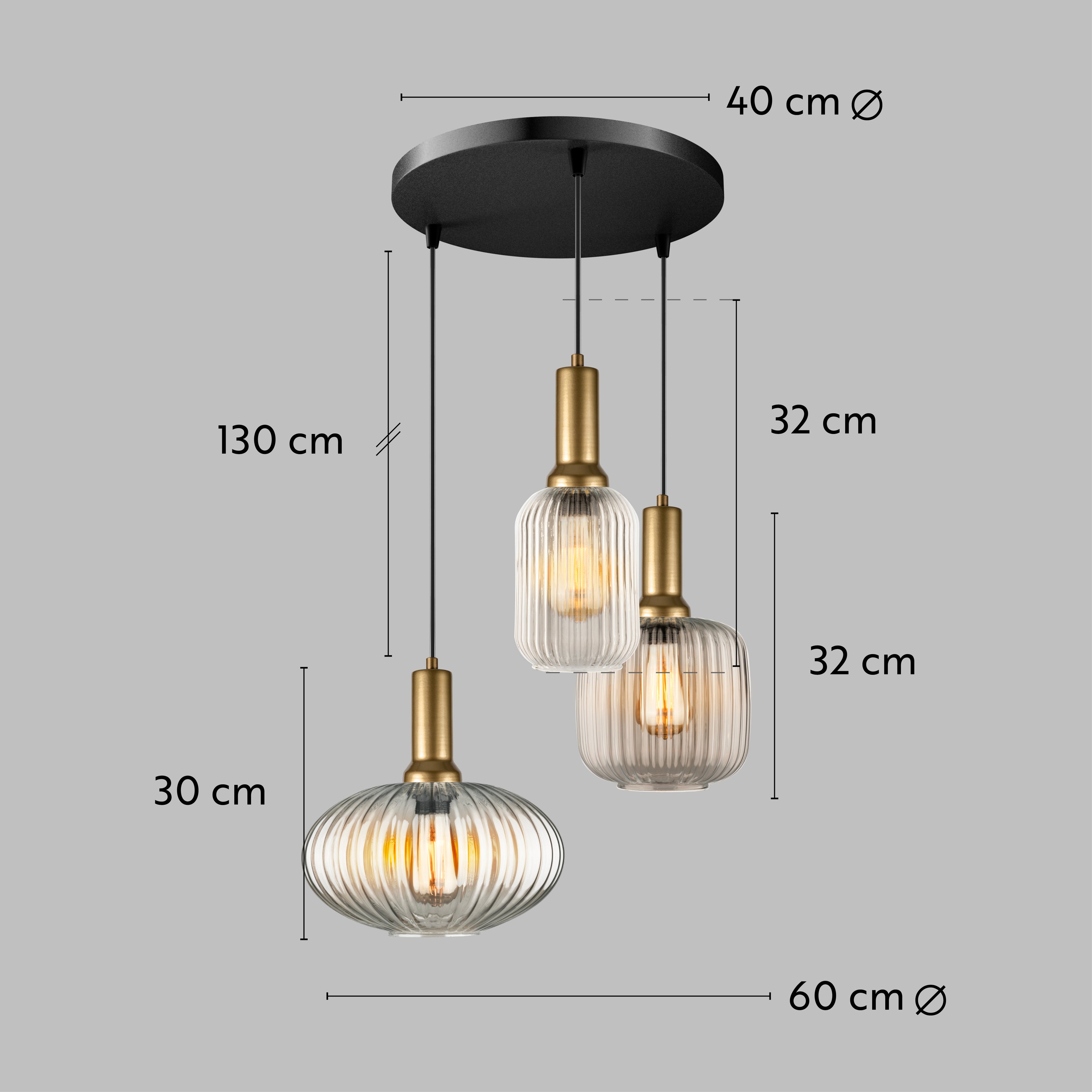 Milk Glass Multi Pendant Light Staircase, Custom Made Pendant Light, Mid-Century Modern, Ribbed -Pleated Glass, Organic Modern-Minimal