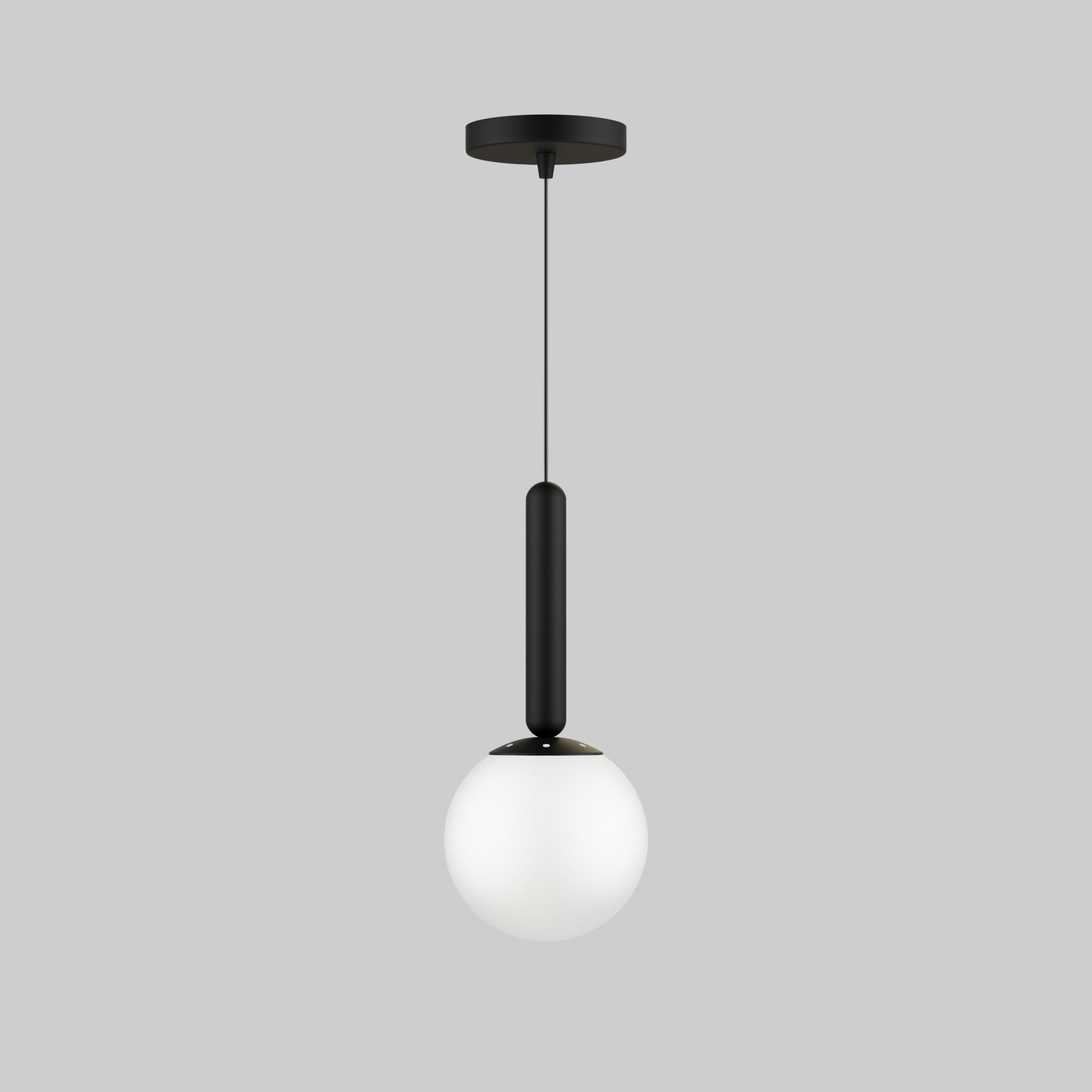 Mid Century Modern Globe Pendant Light: Cluster Chandelier, Adjustable Length