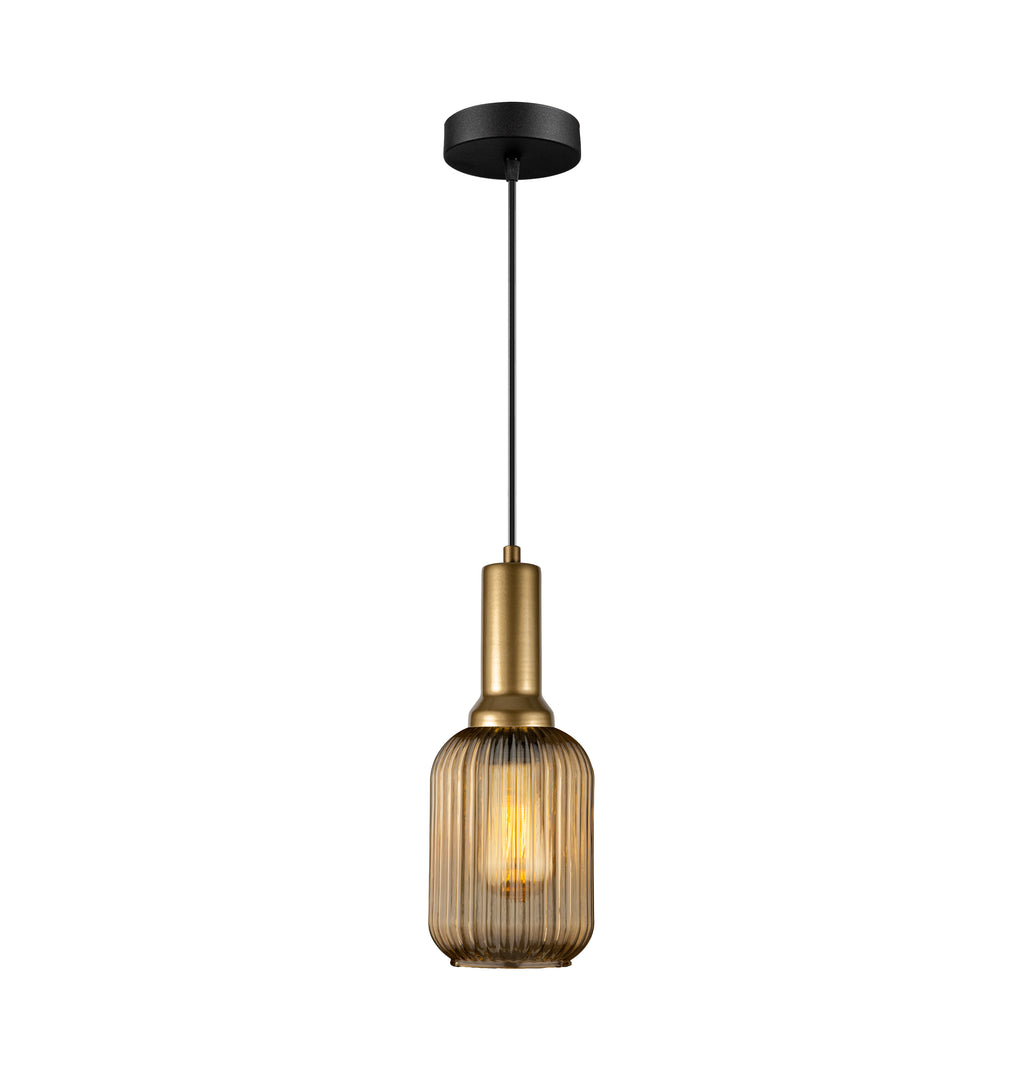 Clear Ribbed Modern Glass Pendant Lighting, Custom Glass Pendant Lighting, Multi Lighting for Stairwell Long Chandelier