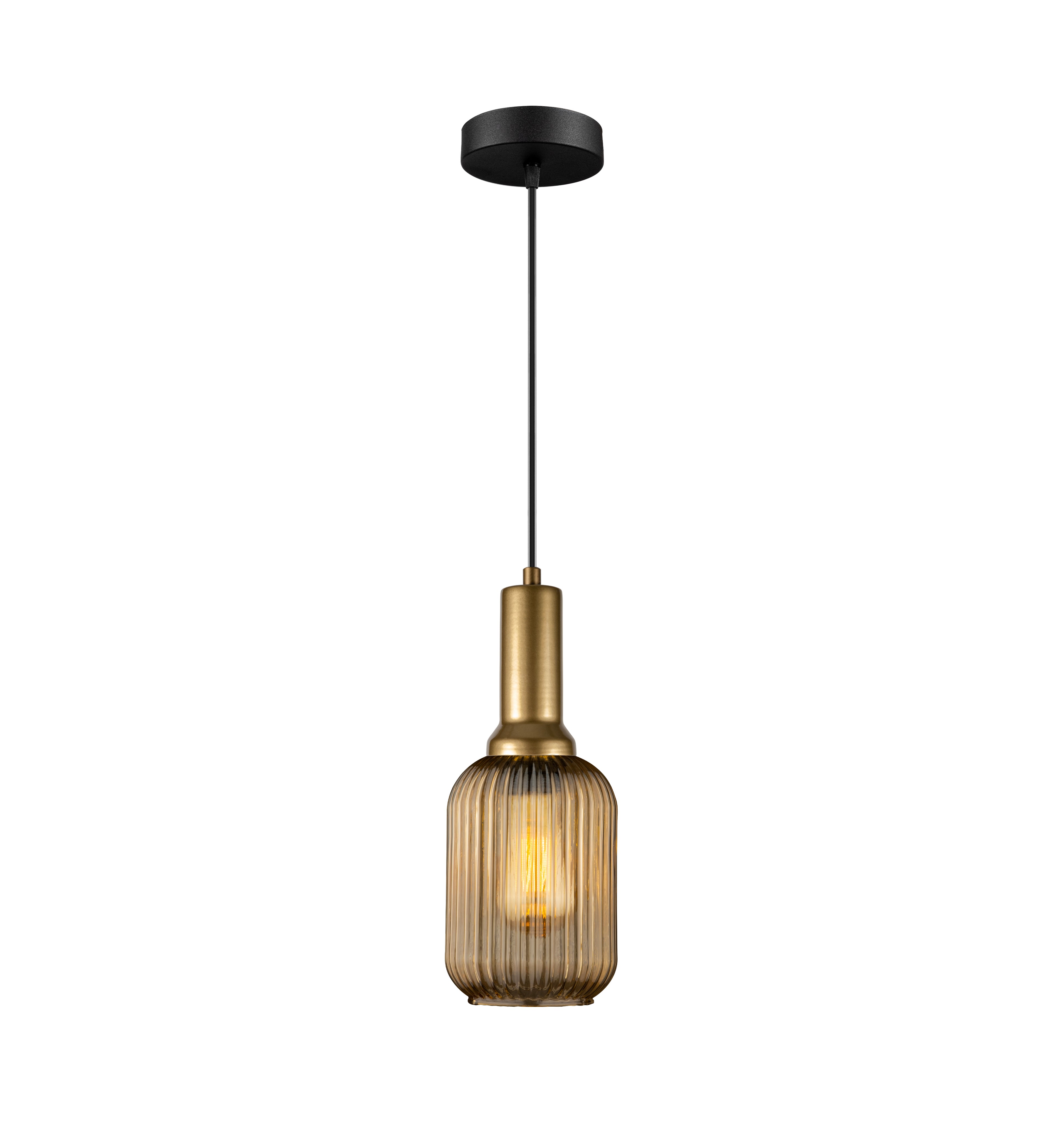 Clear Ribbed Modern Glass Pendant Lighting, Custom Glass Pendant Lighting, Multi Lighting for Stairwell Long Chandelier