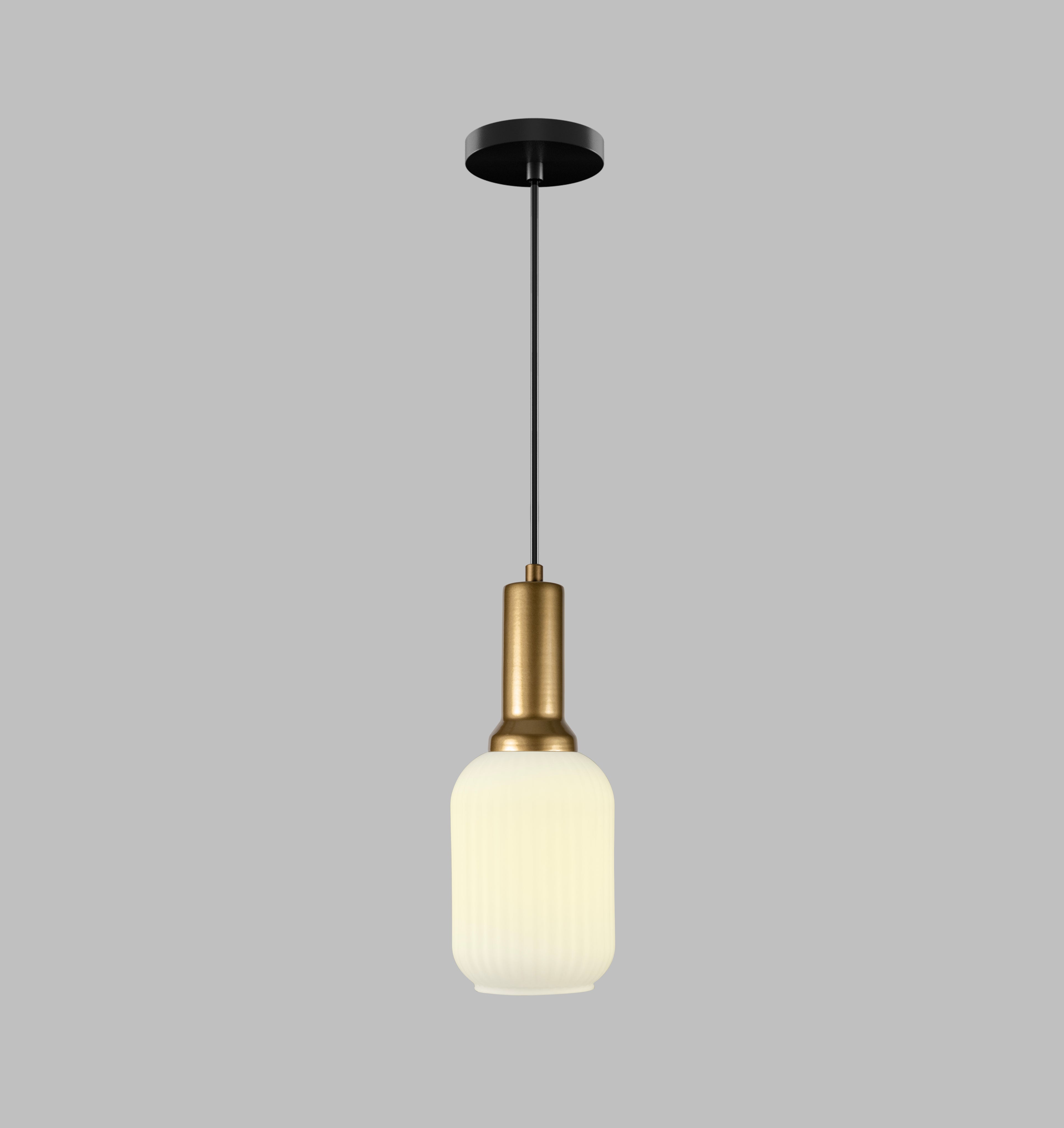Clear Ribbed Modern Glass Pendant Lighting, Custom Glass Pendant Lighting, Multi Lighting for Stairwell Long Chandelier