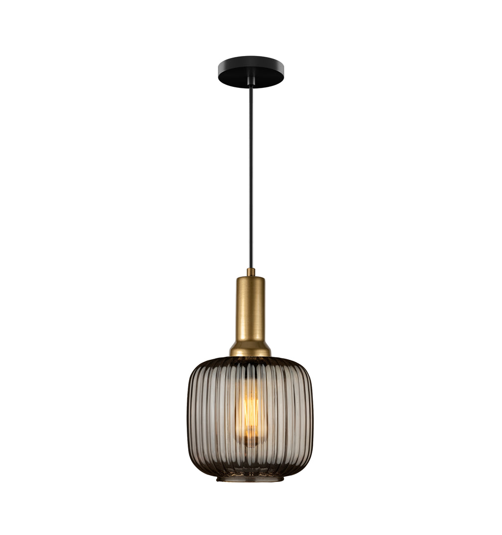 Clear Ribbed Glass Modern Pendant lighting, Custom Ribbed Clear Glass Pendant Lighting, Multi Lighting for Stairwell Long Chandelier