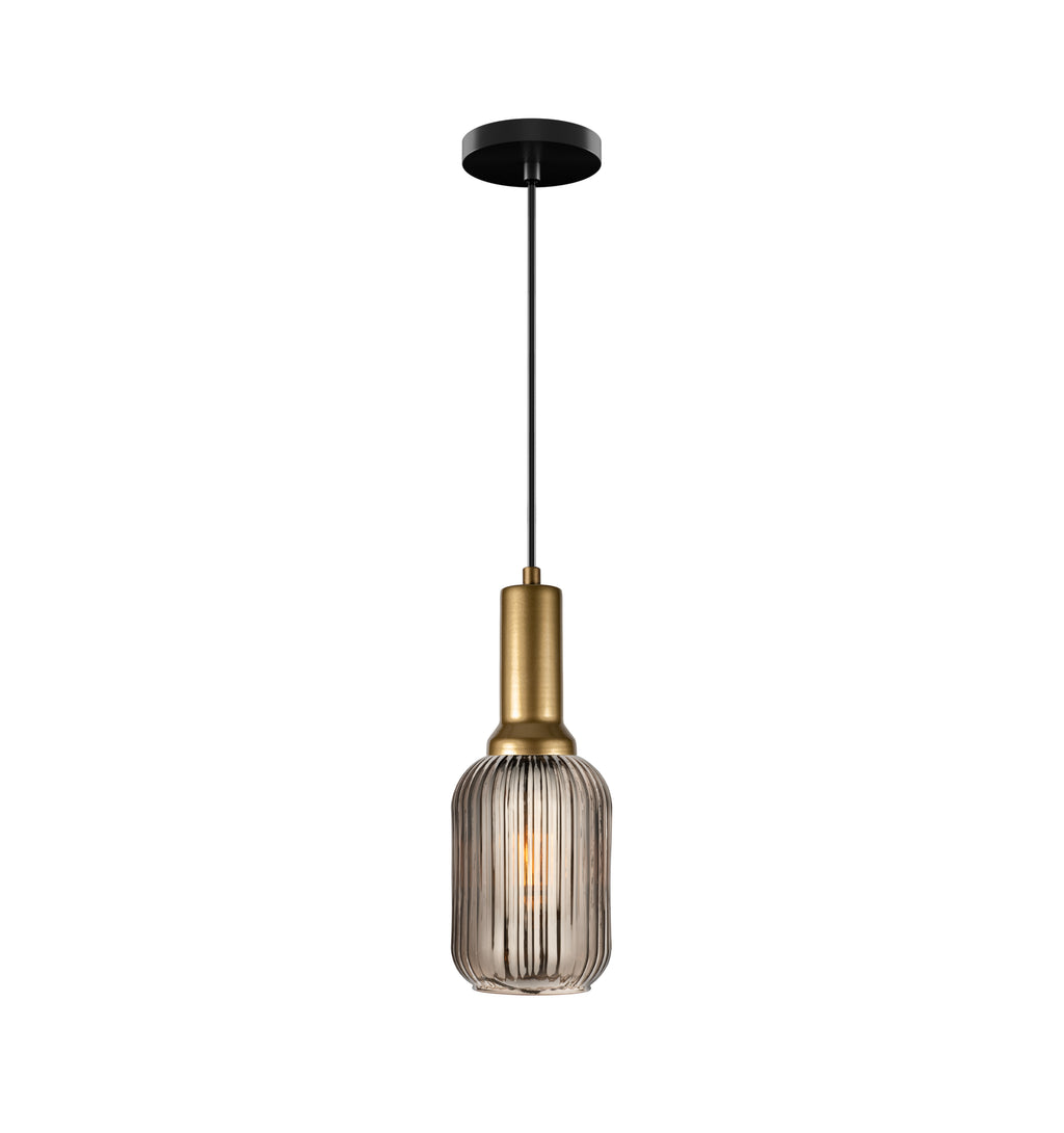 Clear Ribbed Modern Glass Pendant Lighting, Custom Glass Pendant Lighting, Multi Lighting for Stairwell Long Chandelier