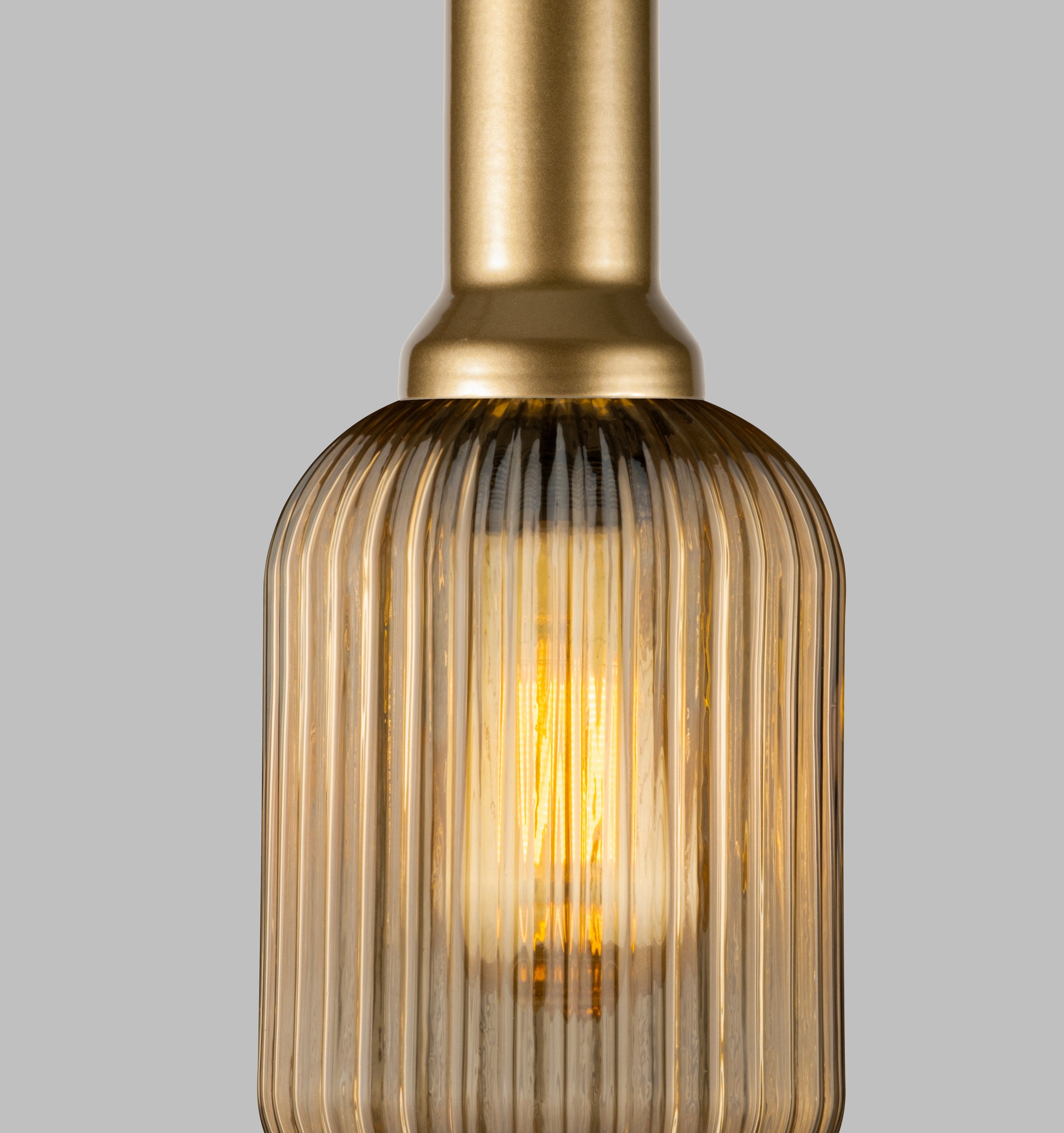 Soft Pendant Light, Ribbed Modern White Glass, Custom Cylinder Glass Color Fixture, Elegant Multi Light for Stairwell Long Chandelier