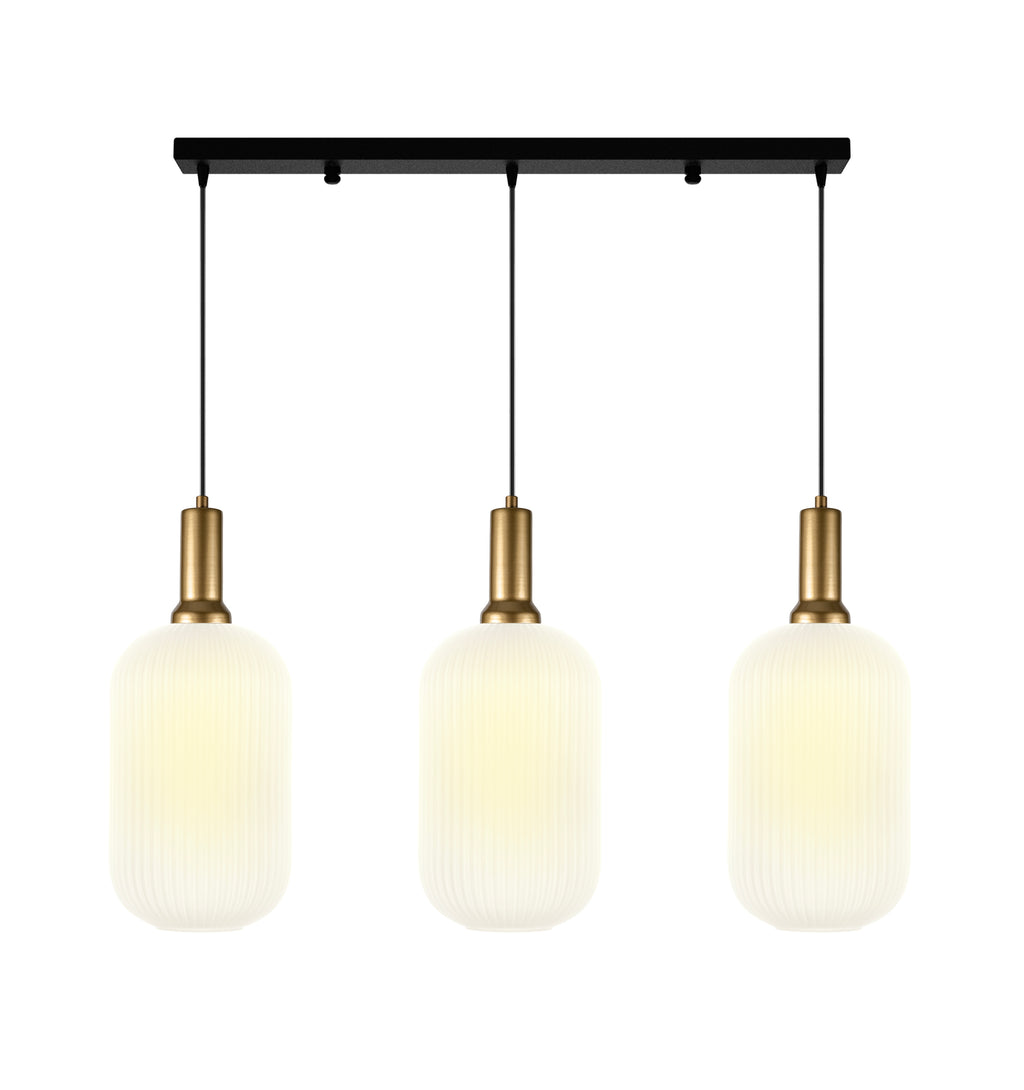 Custom Linear Pendant Lighting with Smoke Glass, Adjustable Cable Lengths and Canopy Sizes for Interior Design Projects