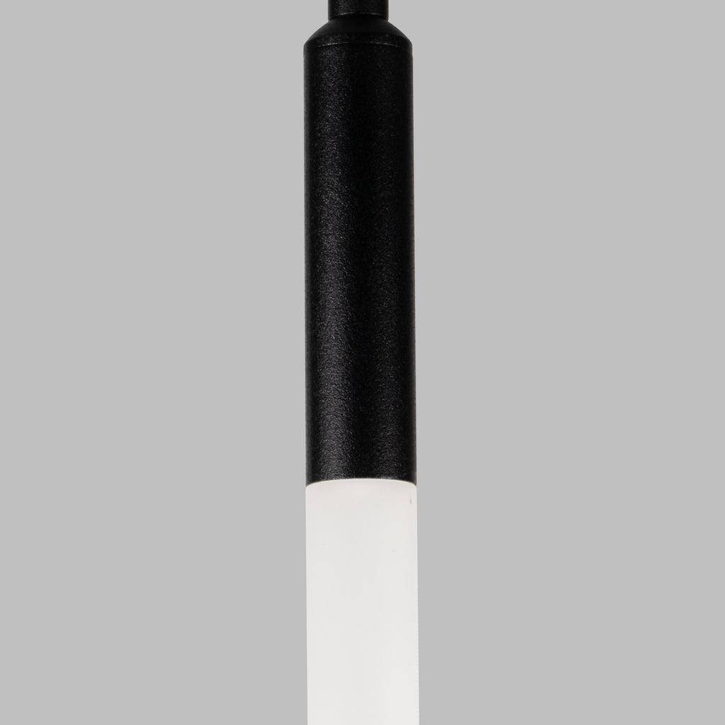 RECTANGULAR Canopy LED Tube Pendant Light: Modern Kitchen Island Chandelier