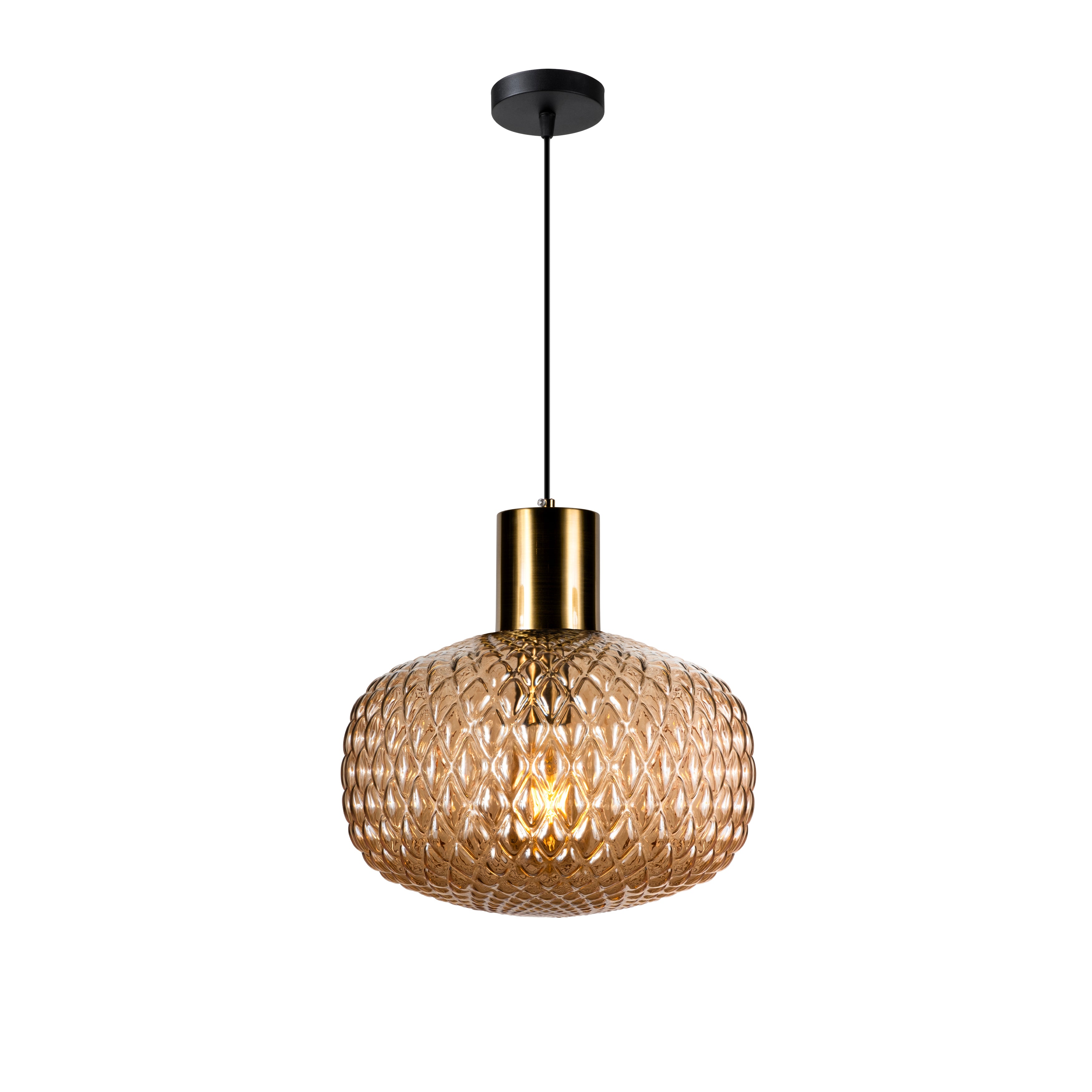 Custom Amber Glass Multi Pendant Light, Oval Lampshade Amber Textured Glass, Stairwell Pendant Lighting,  Custom Chandelier for Staircase