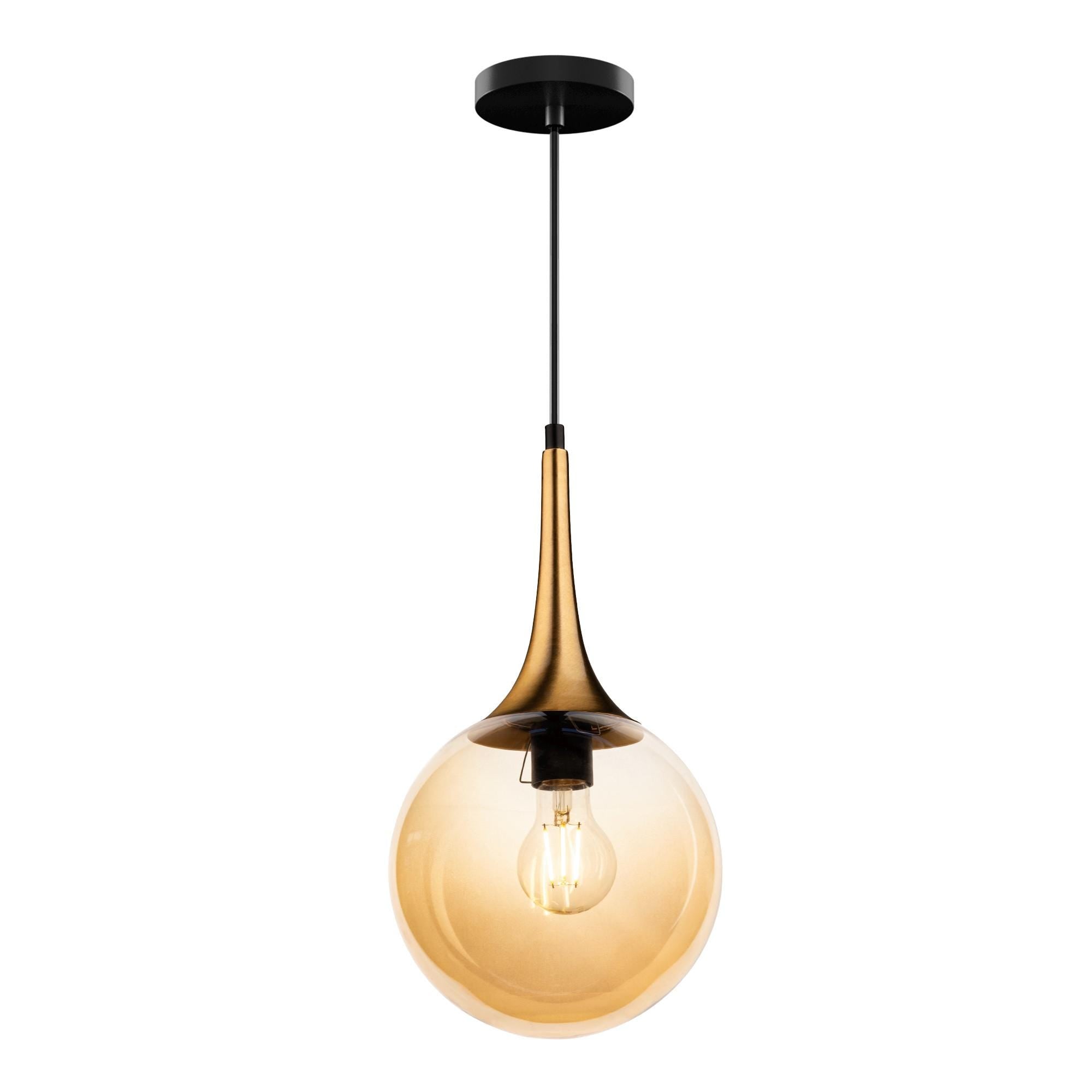 Custom Multi-Pendant Light: Glass Stairwell Chandelier