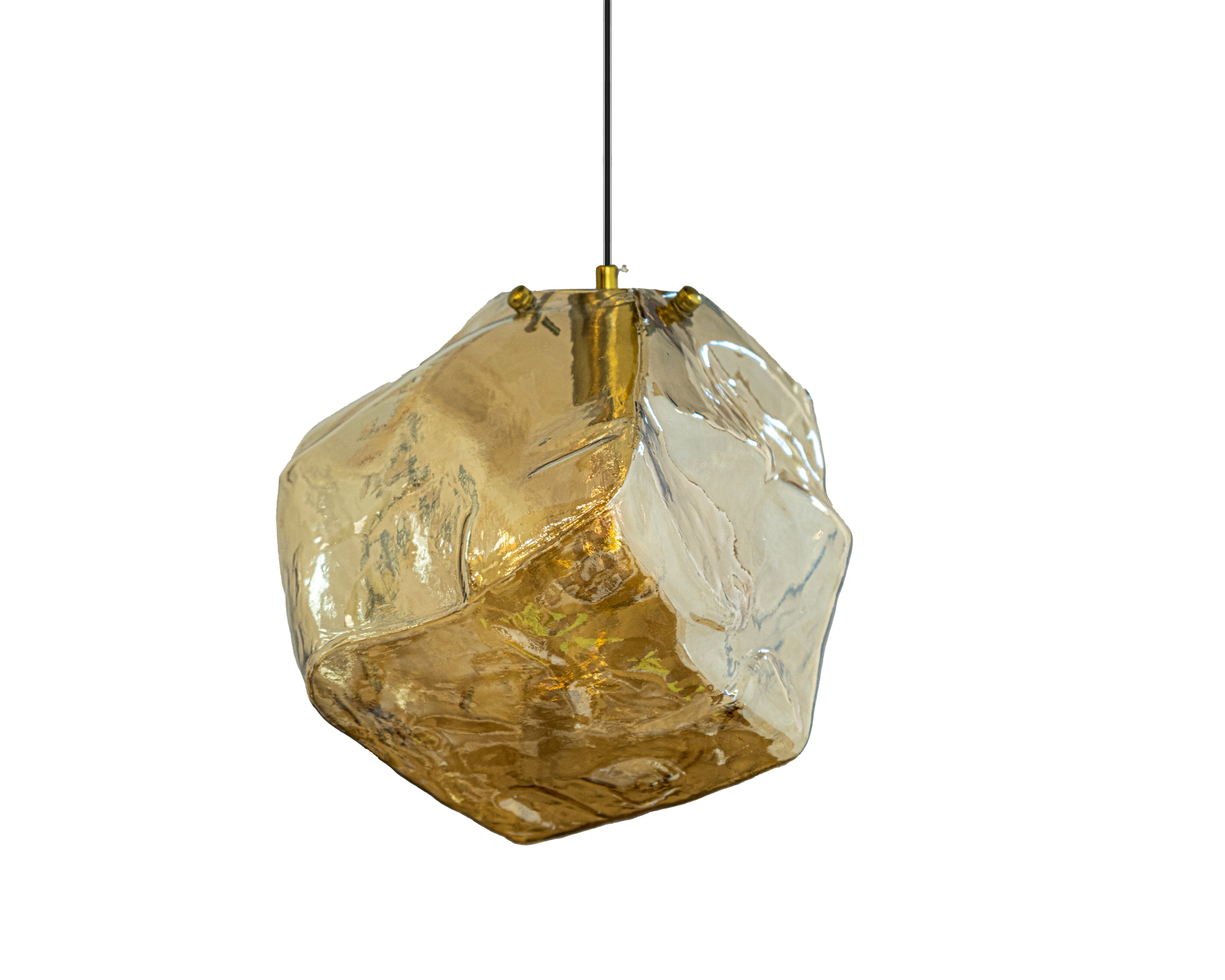 Smoked Glass Cluster Pendant Light, Modern Foyer Chandelier