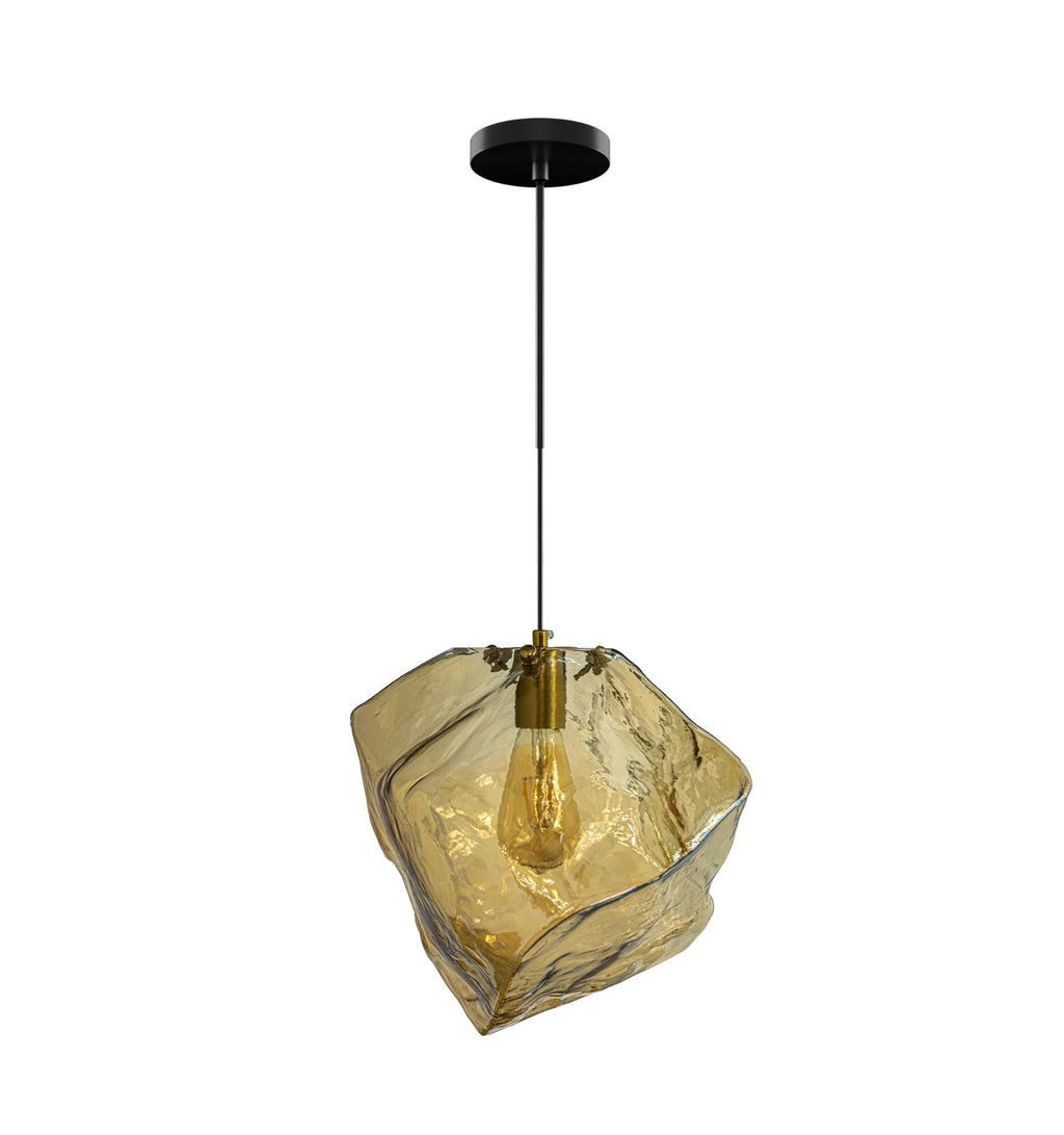 Smoked Glass Cluster Pendant Light, Modern Foyer Chandelier