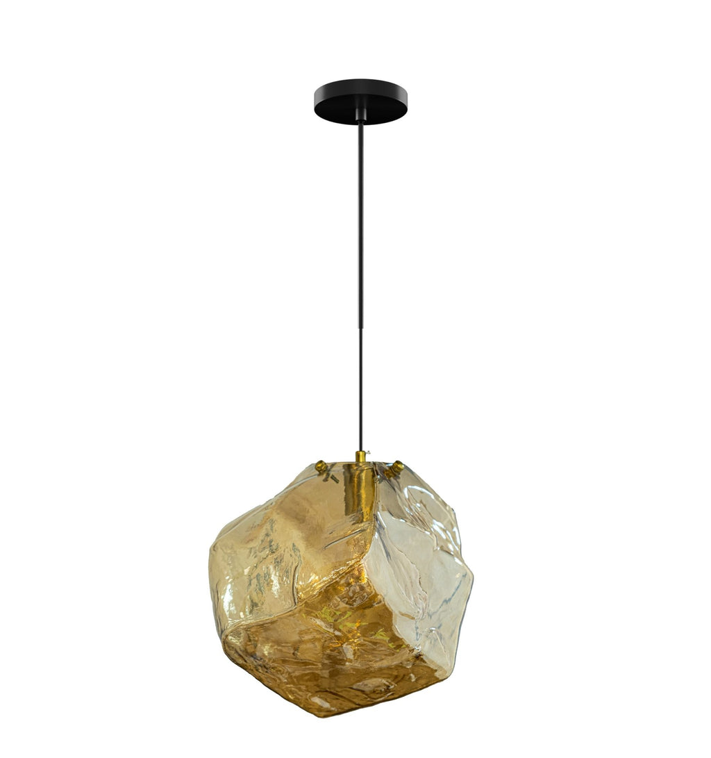 Smoked Glass Cluster Pendant Light, Modern Foyer Chandelier