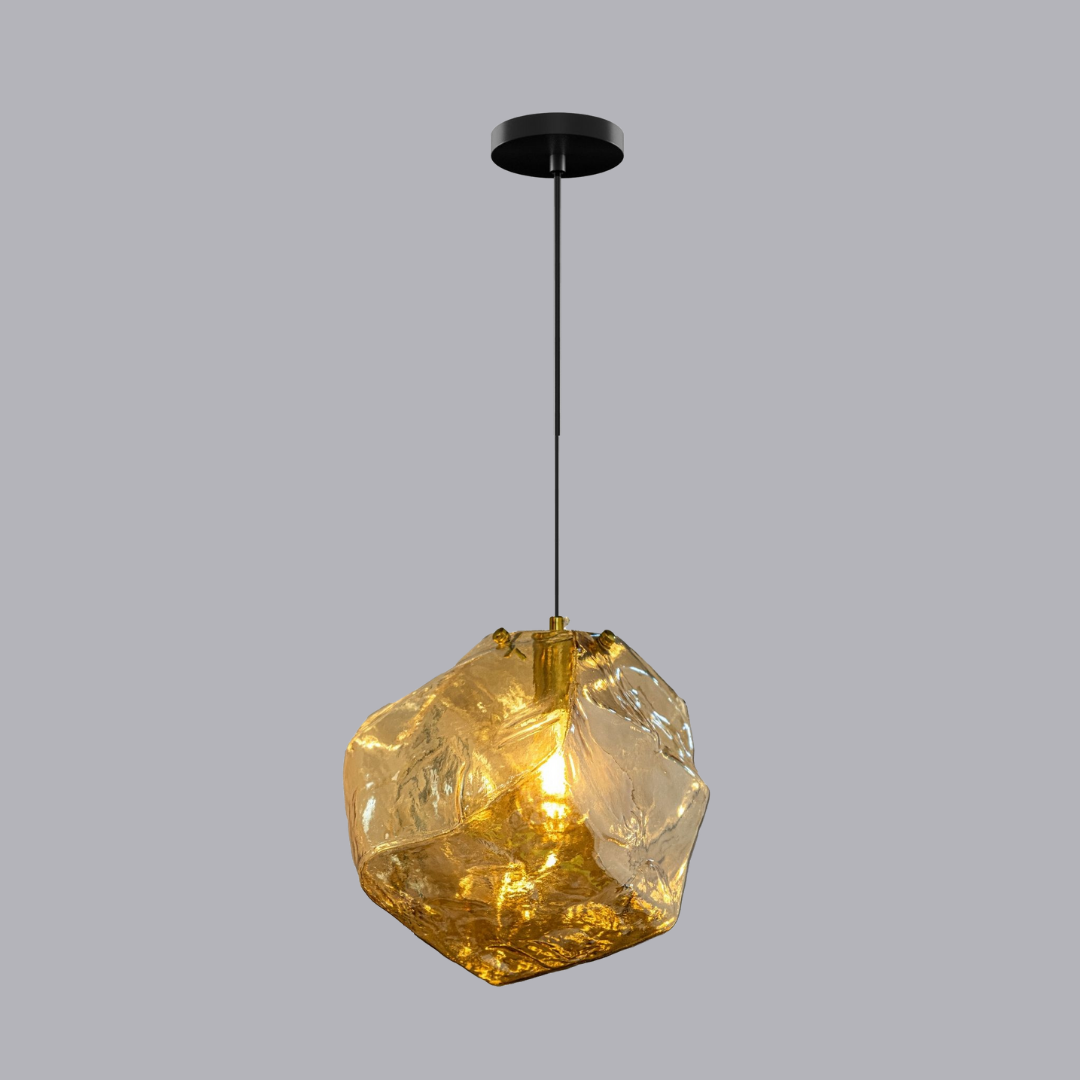 Smoked Glass Cluster Pendant Light, Modern Foyer Chandelier