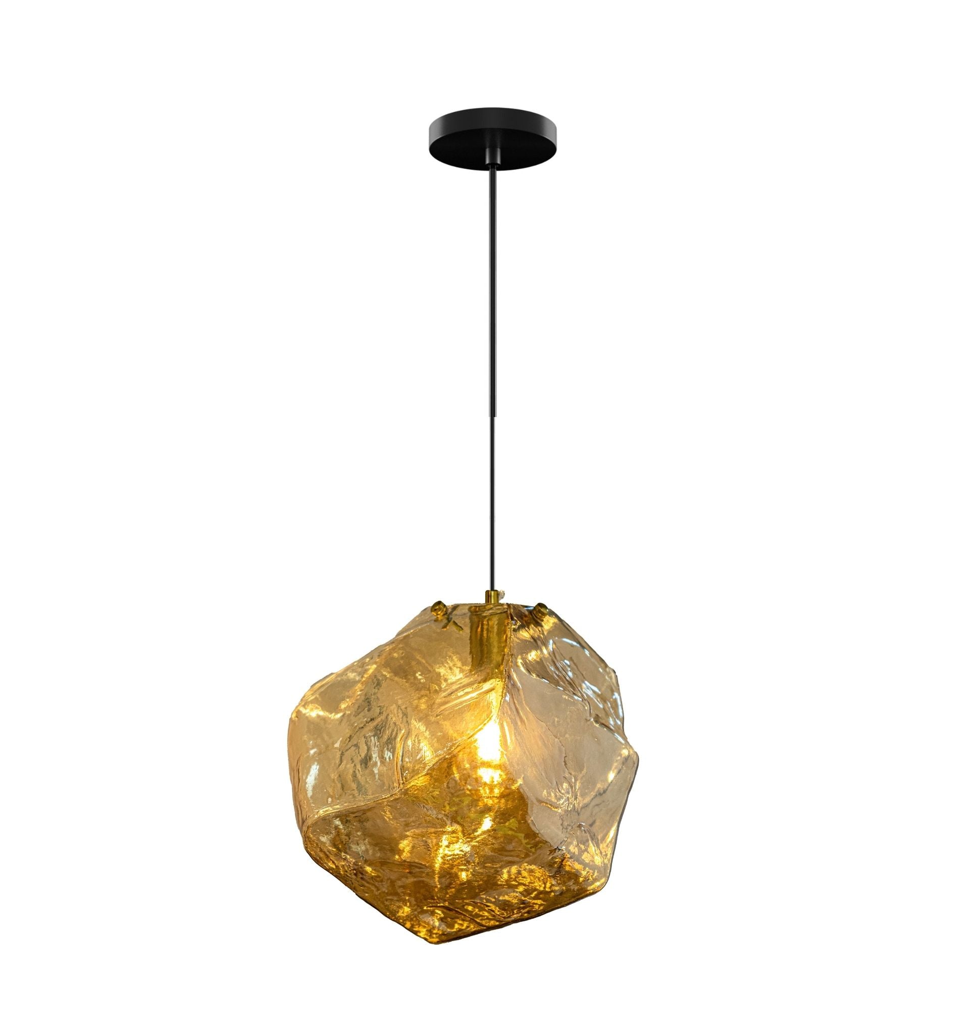 Smoked Glass Cluster Pendant Light, Modern Foyer Chandelier