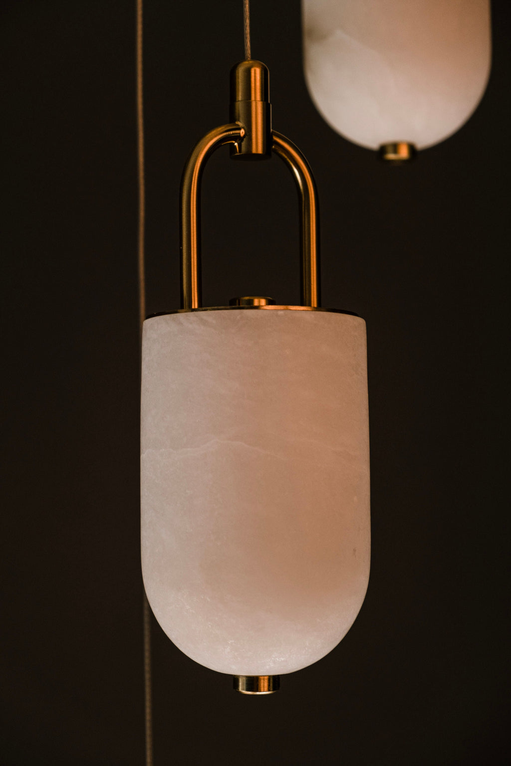 Modern Marble Pendant Light: Oversized Chandelier for High Ceilings - Ships DDP to USA (All Duties Paid)