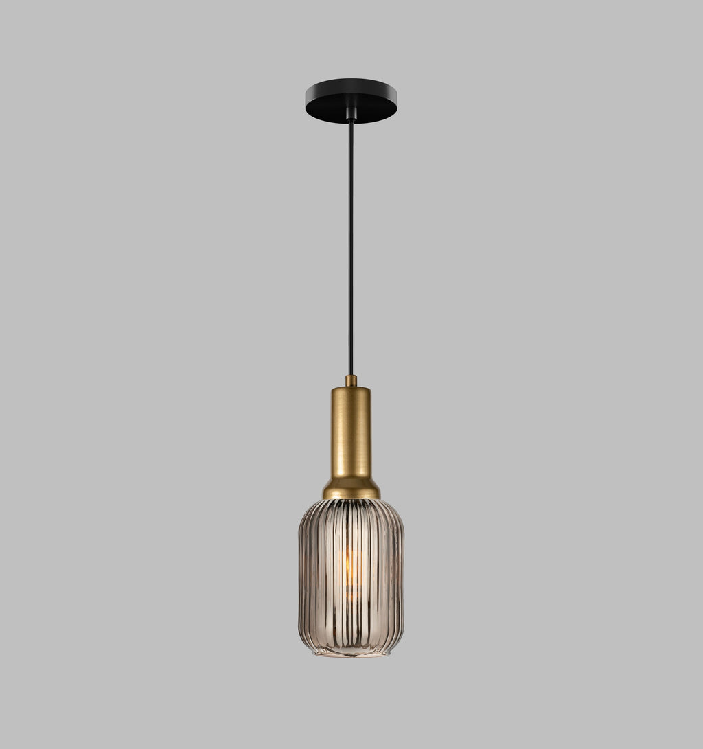 Modern Glass Pendant Light: Multi-Light Chandelier for Stairwell