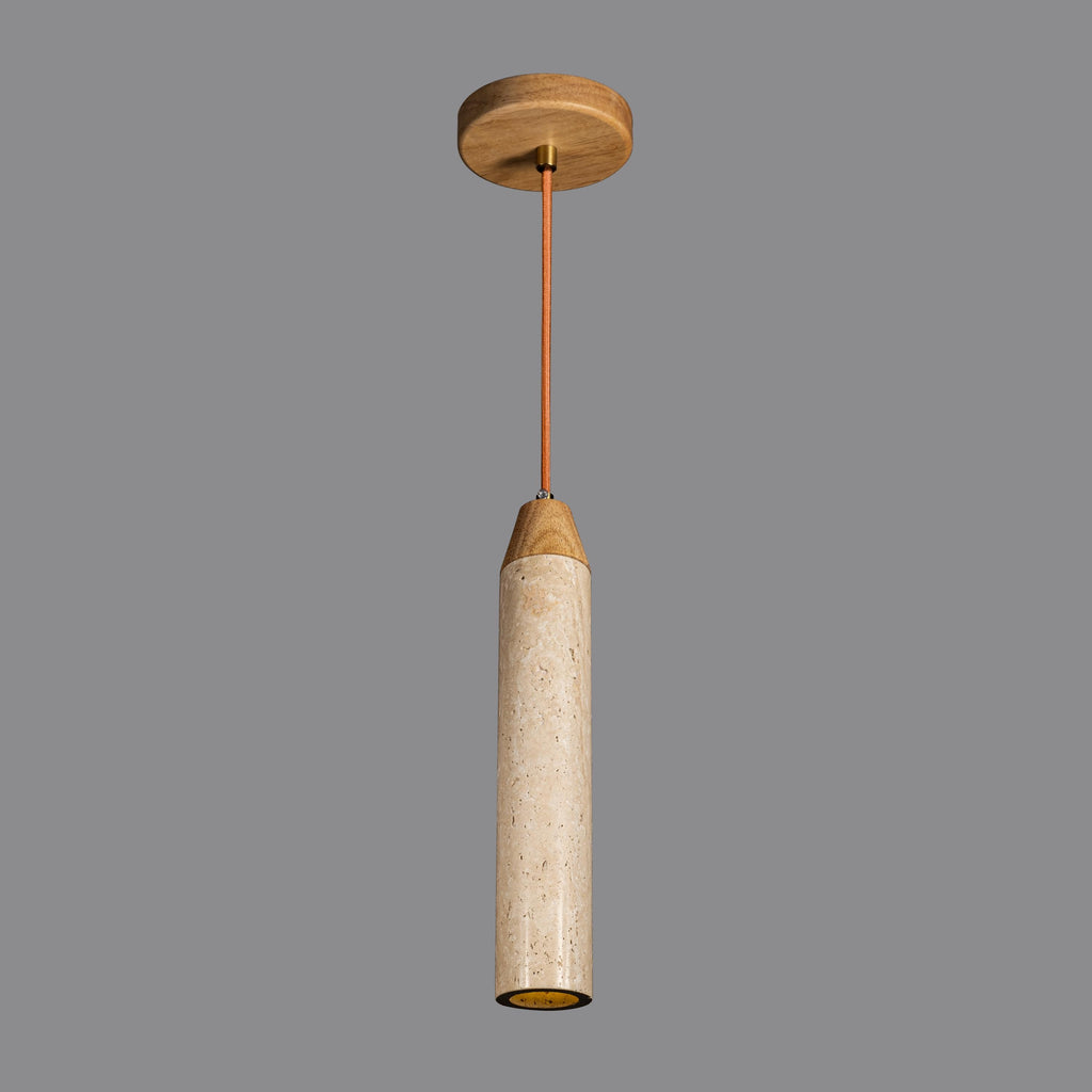Natural Travertine Multi Light Pendant