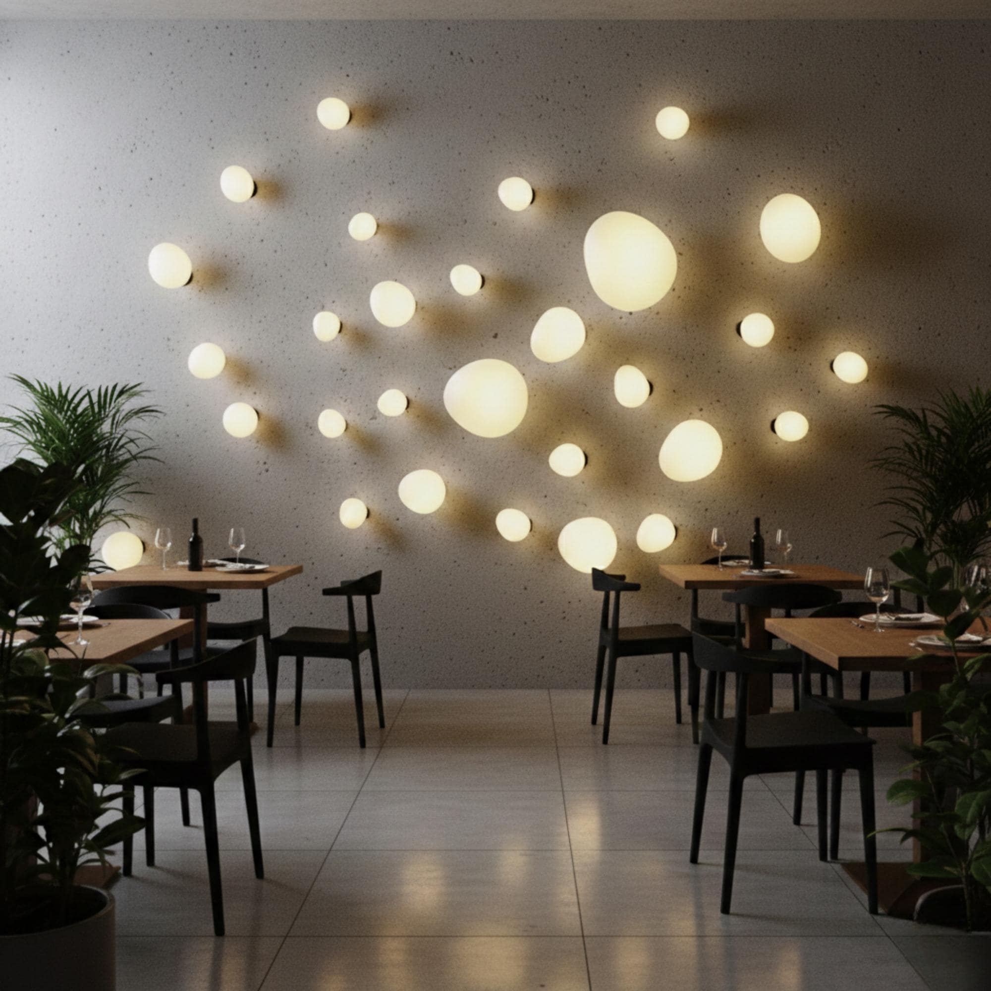 Sconce  Light Asymmetrical Glass Egg Globe : Mid-Century Modern Minimalist Wall Lamp
