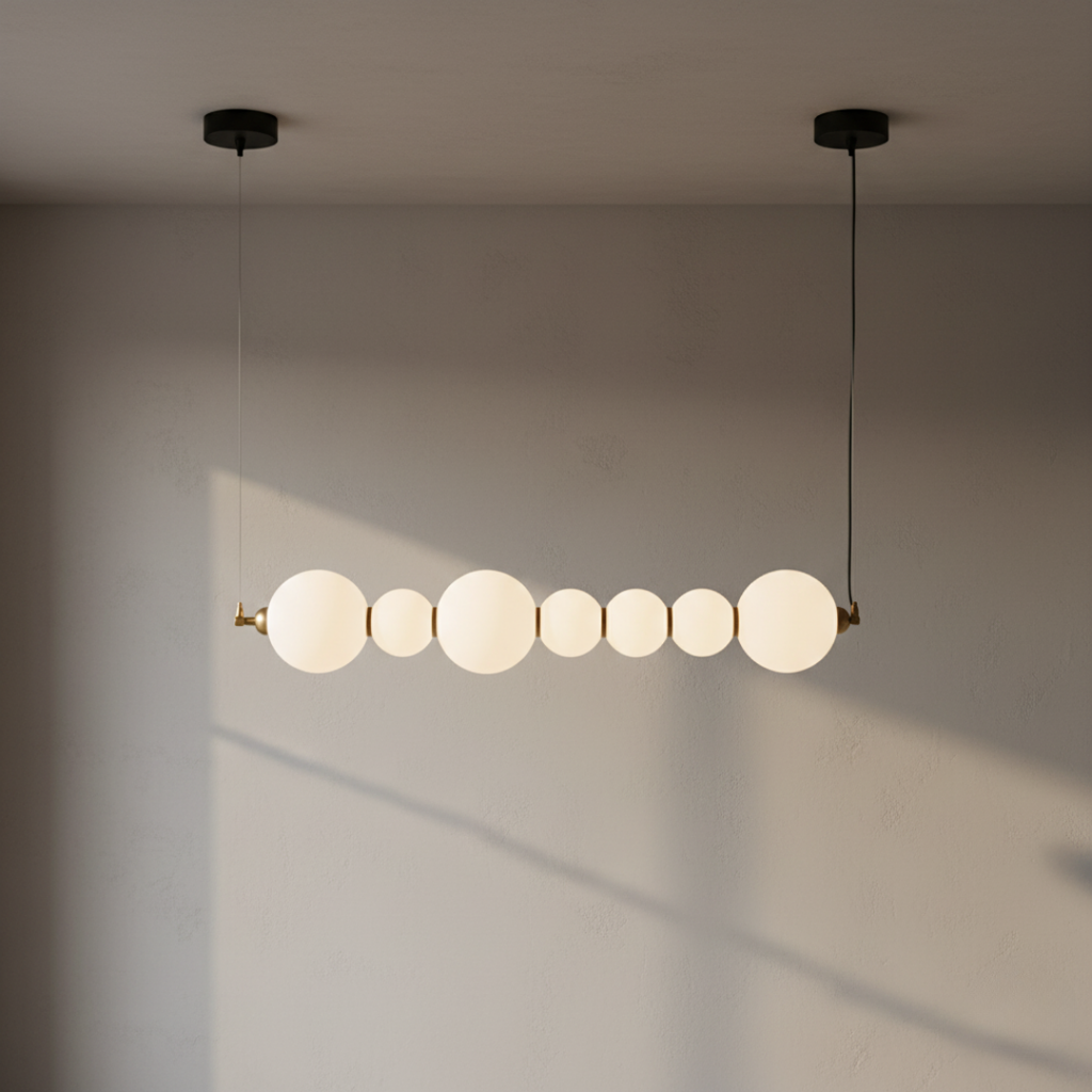 Custom-Staircase Chandelier, Glass Cluster Pendant Light, High Ceiling Foyer Fixture (Kopya)